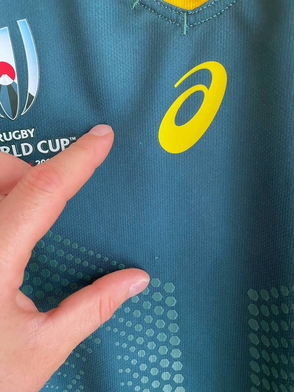 Asics Australia Wallabies Rugby Jersey World Cup Japan 2019 Sz XXL Size US XXL / EU 58 / 5 - 7 Thumbnail