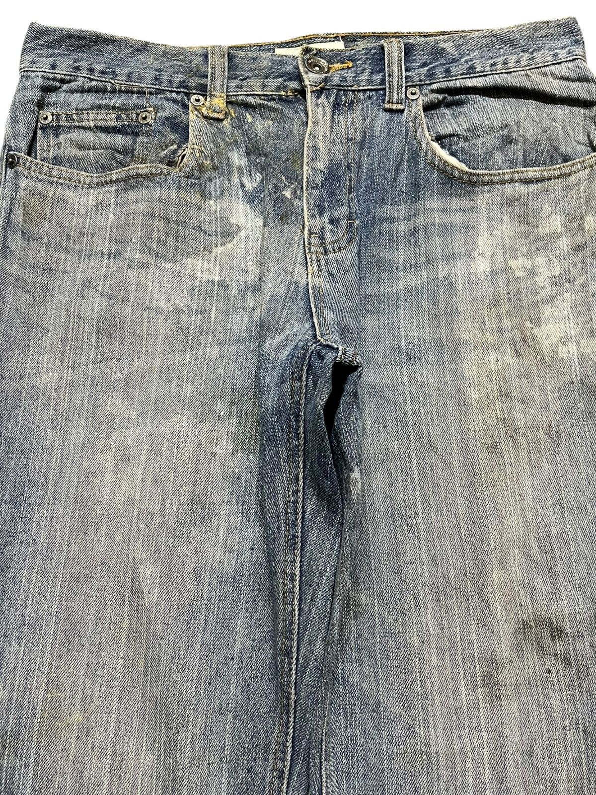 Japanese Brand Vintage Nylaus Clothing Faded Straight Leg Denim Size US 32 / EU 48 - 2 Thumbnail