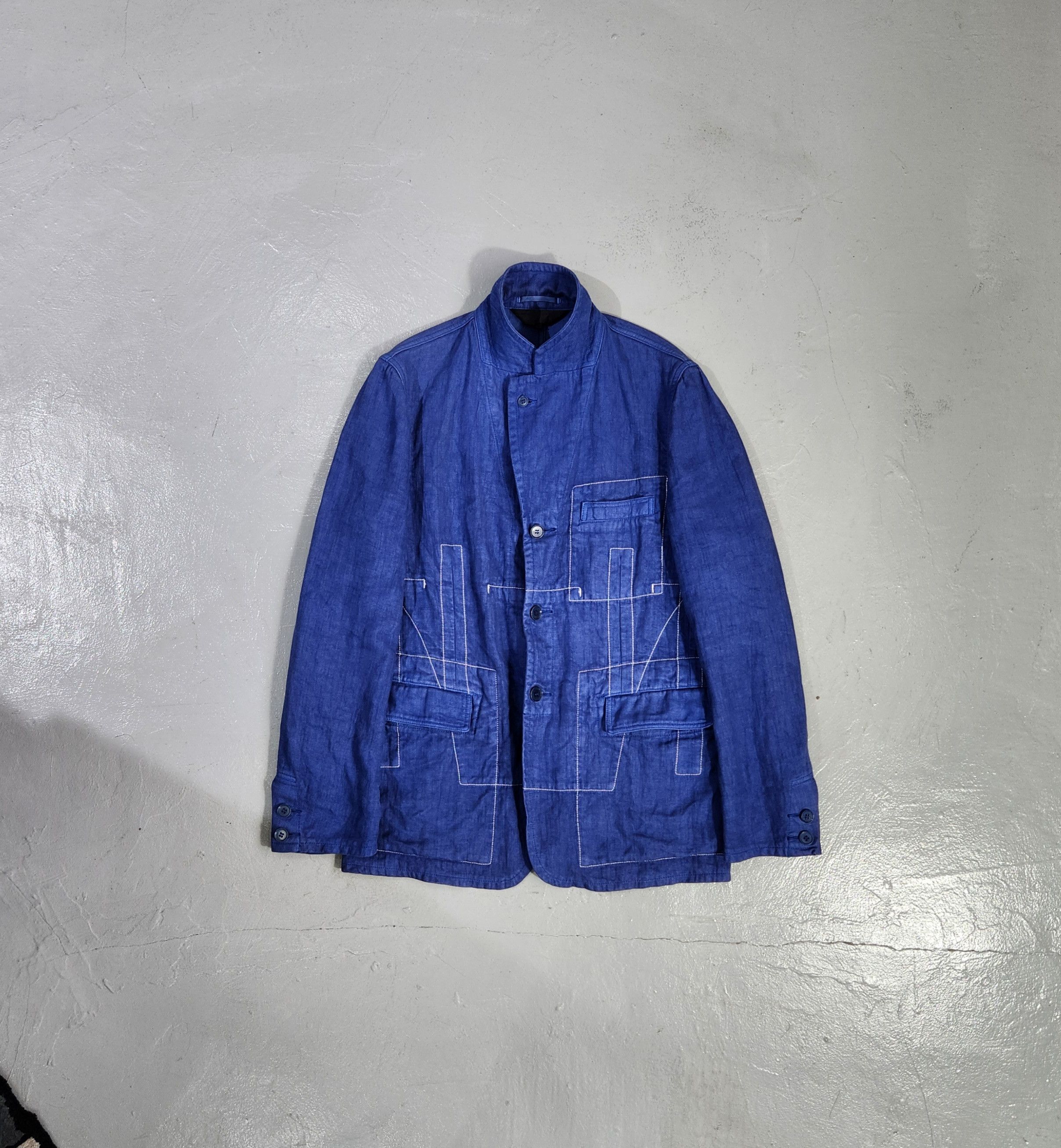 Comme des Garcons × Comme des Garcons Homme × Comme des Garcons Homme Plus Comme Des Garcons Homme Plus 2003 patchworks stiches blazer Size US M / EU 48-50 / 2 - 3 Thumbnail