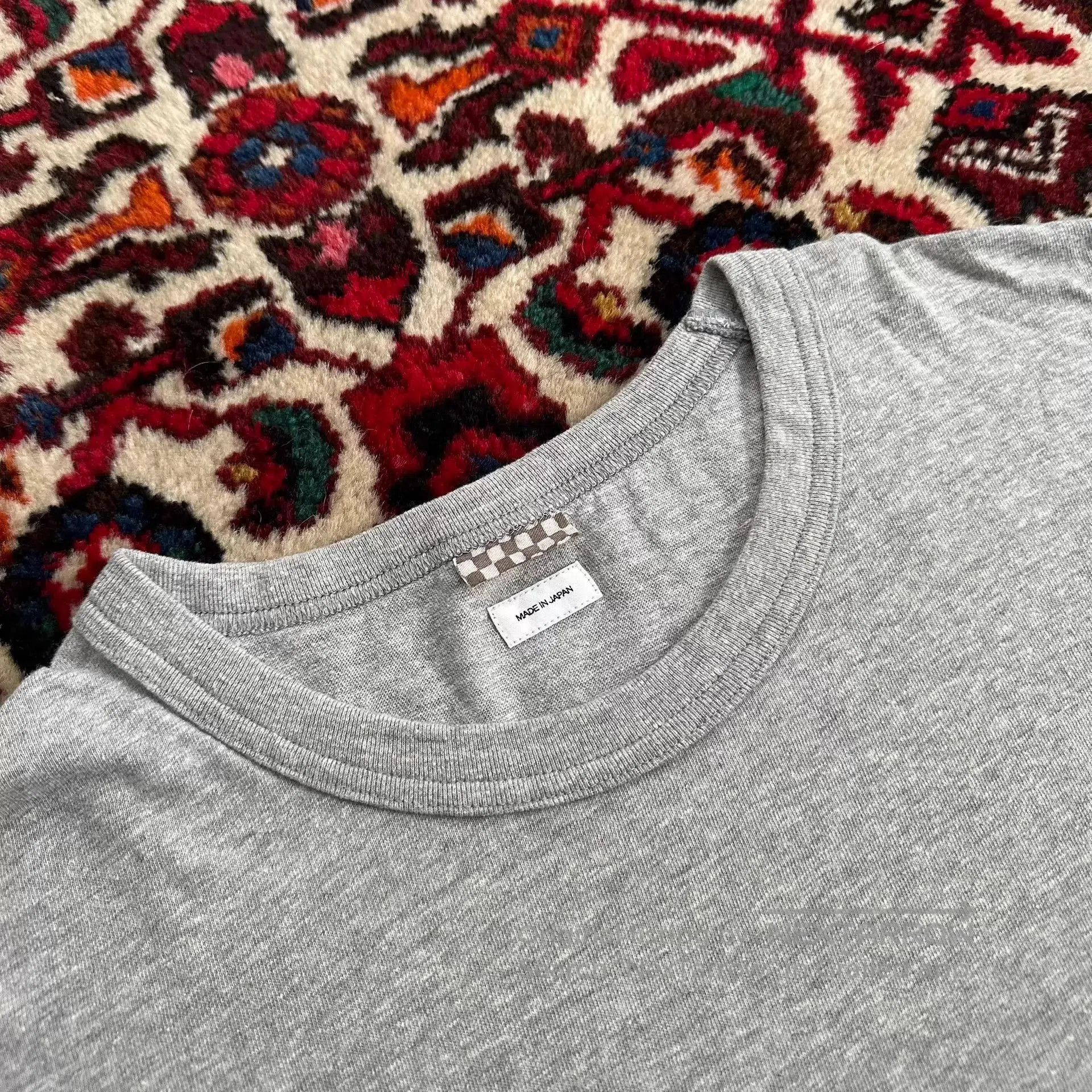 Visvim Gray Short Sleeve T-Shirt with Chest Pocket. Size US XXL / EU 58 / 5 - 4 Thumbnail