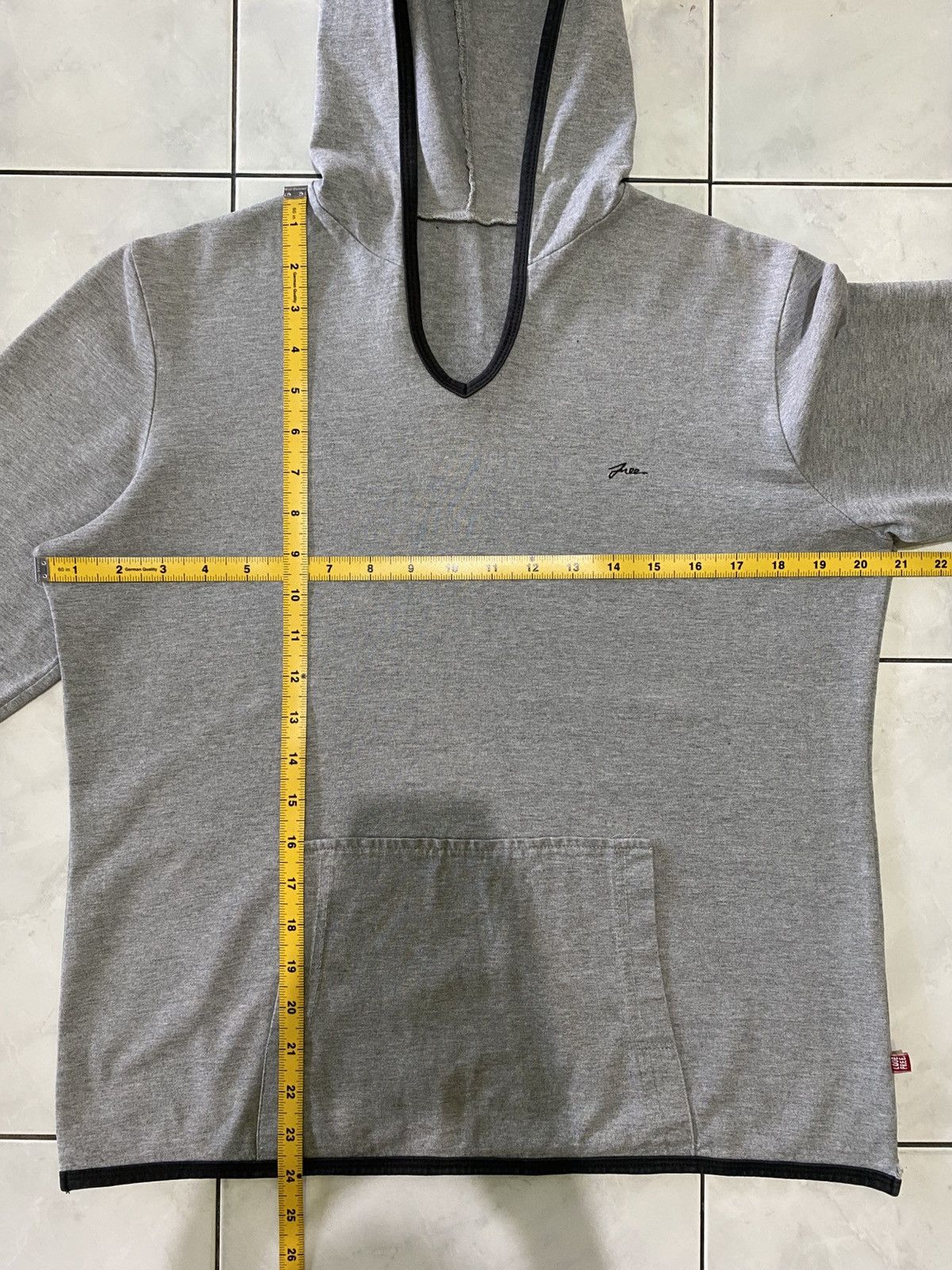 Japanese Brand Japanese Clean Aesthetic V-Neck Hoodie Essential Wear Style Size US L / EU 52-54 / 3 - 14 Thumbnail