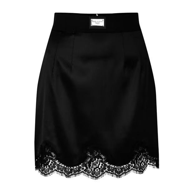 Dolce & Gabbana o1g2r1mq1024 Mini Skirts in Black Size 31" - 1 Thumbnail