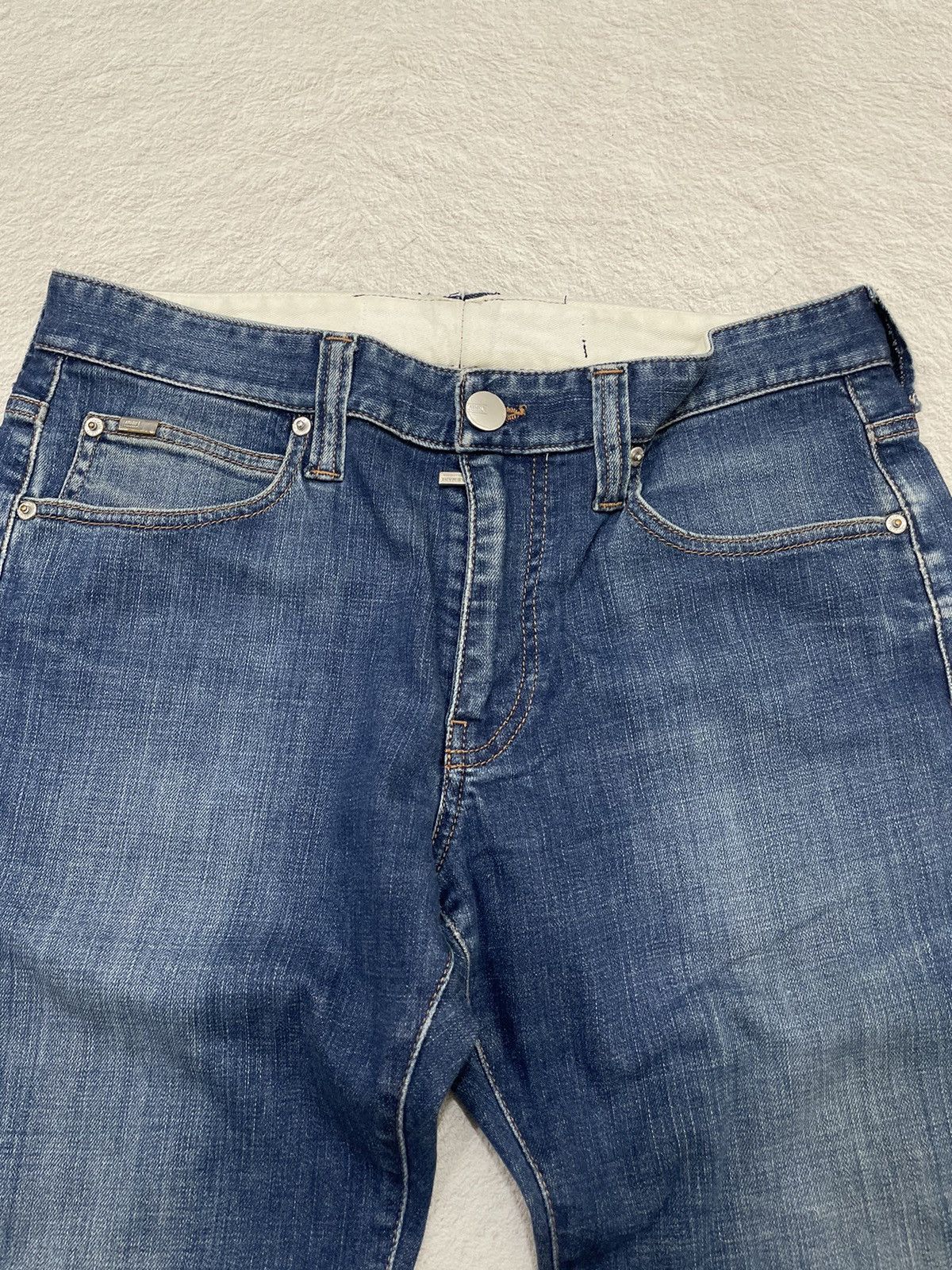 Giorgio Armani × If Six Was Nine × Le Grande Bleu (L.G.B.) Armani Jeans by Giorgio Armani Vintage Size US 31 - 3 Thumbnail