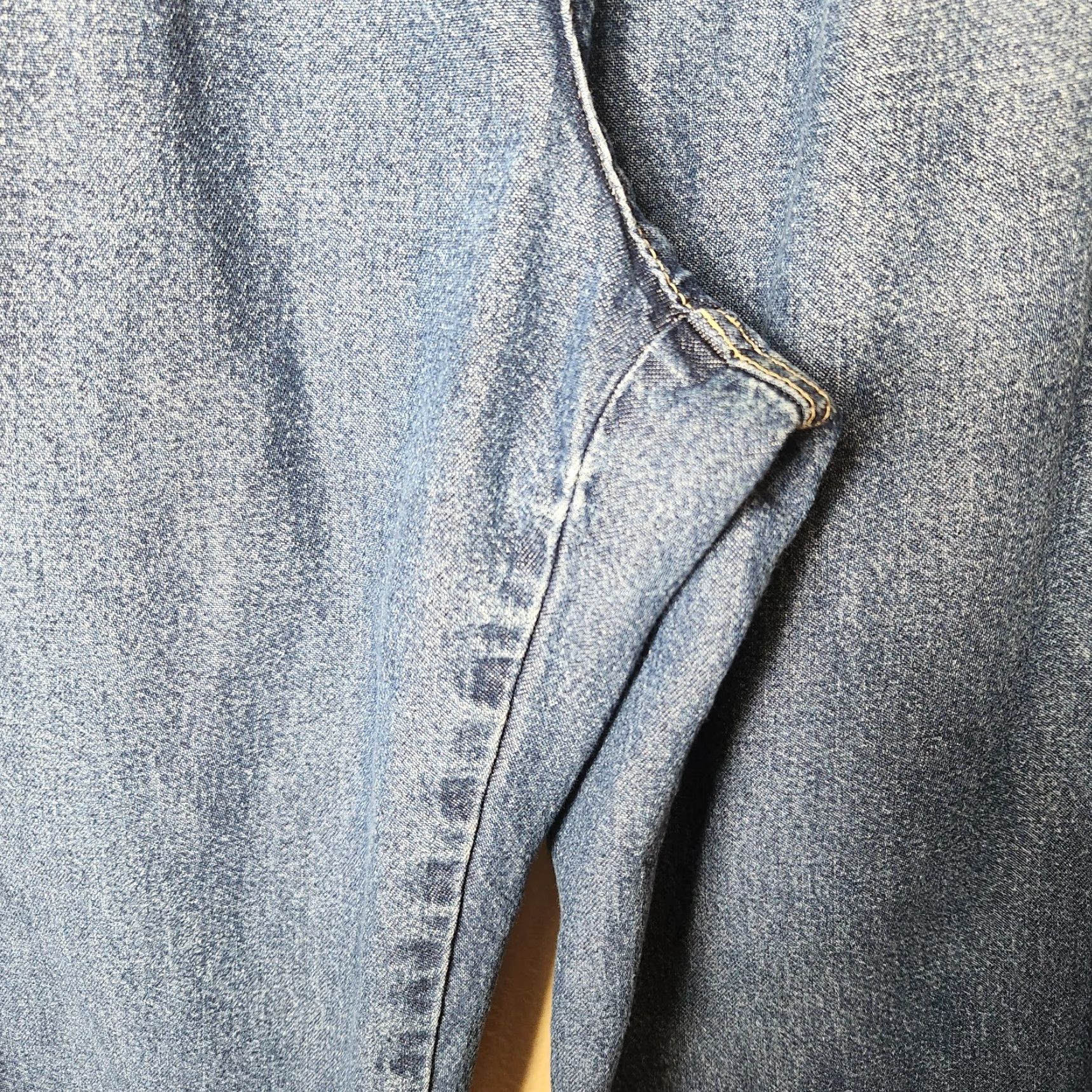 Vintage VINTAGE Compagnie Group B Jeans High Rise Pleated Front Elastic Back - Size 8, Denim, Blue, 1990s, USA, Regular, Mens? Size 30" / US 8 / IT 44 - 4 Thumbnail