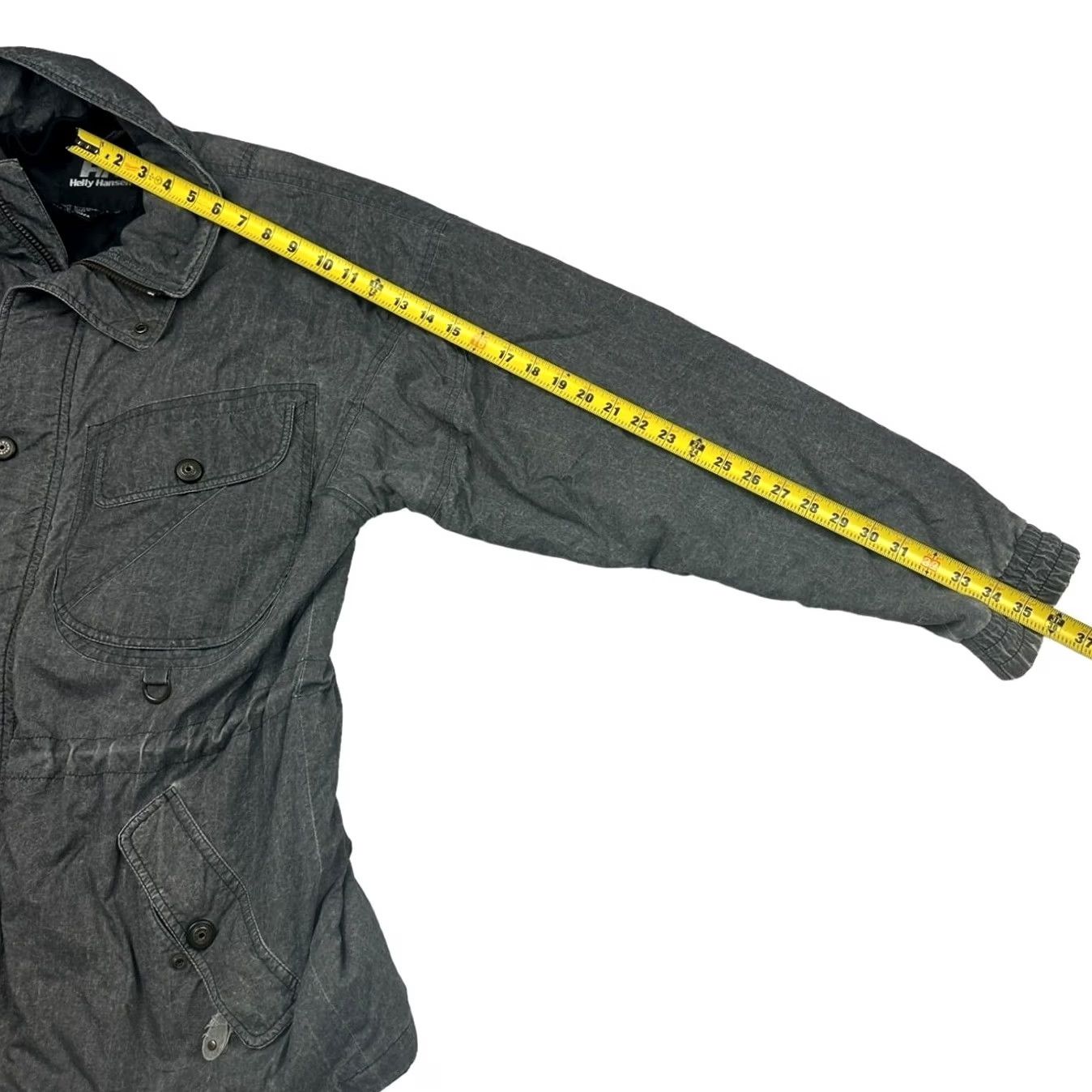 Helly Hansen VINTAGE Helly Hansen Jacket Parka Men Gray Medium Full Zip Snap Nylon Insulated Regular Size US M / EU 48-50 / 2 - 7 Thumbnail