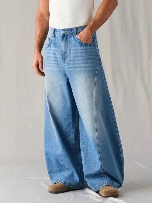 Jean Washed Y2k Denim Jeans Vintage Flared Leg Size US 32 / EU 48 - 3 Thumbnail