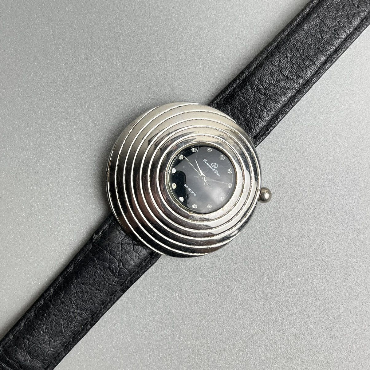 Designer × Japanese Brand × Vintage Diamond Dior Sapphire Coated Unique Watch Size ONE SIZE - 5 Thumbnail