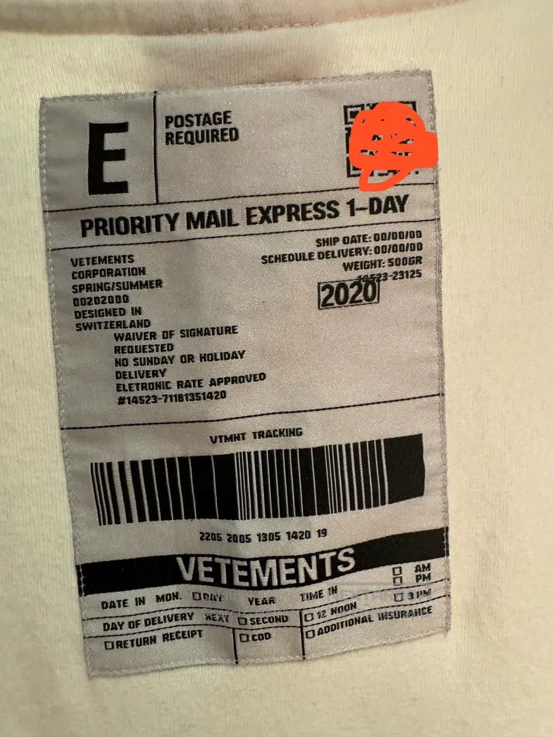Vetements Vetements Classic White Black Logo T-Shirt Short Sleeve Size US XS / EU 42 / 0 - 3 Thumbnail