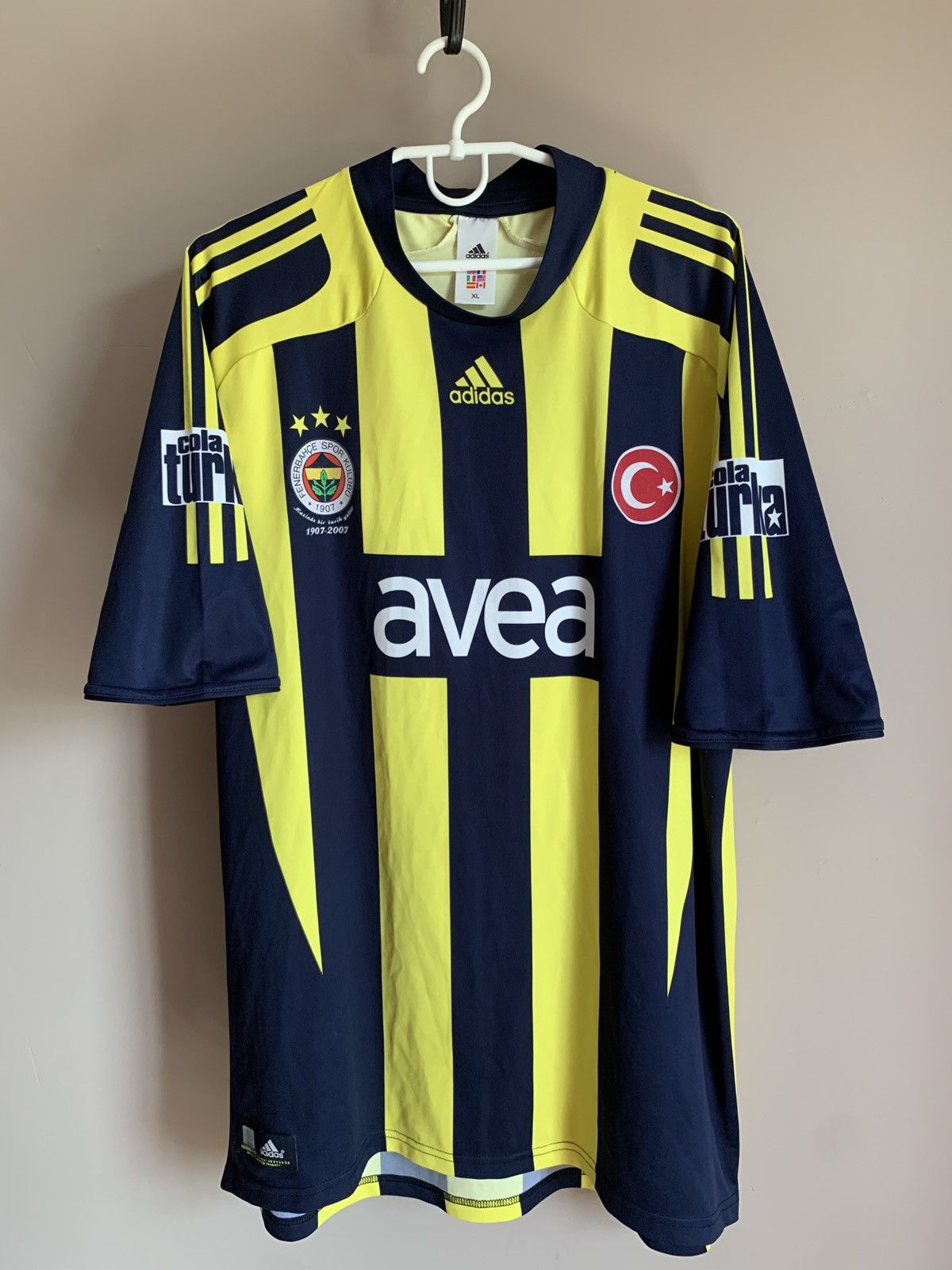 Adidas × Vintage Fenerbahce Home Football Shirt Adidas Soccer Jersey Retro XL Size US XL / EU 56 / 4 - 1 Thumbnail