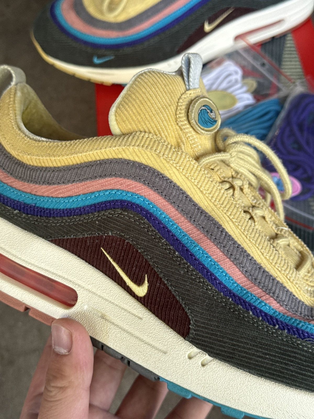 Nike 2018 Nike Air Max 1/97 SW Sean Wotherspoon Size 11 Size US 11 / EU 44 - 2 Thumbnail