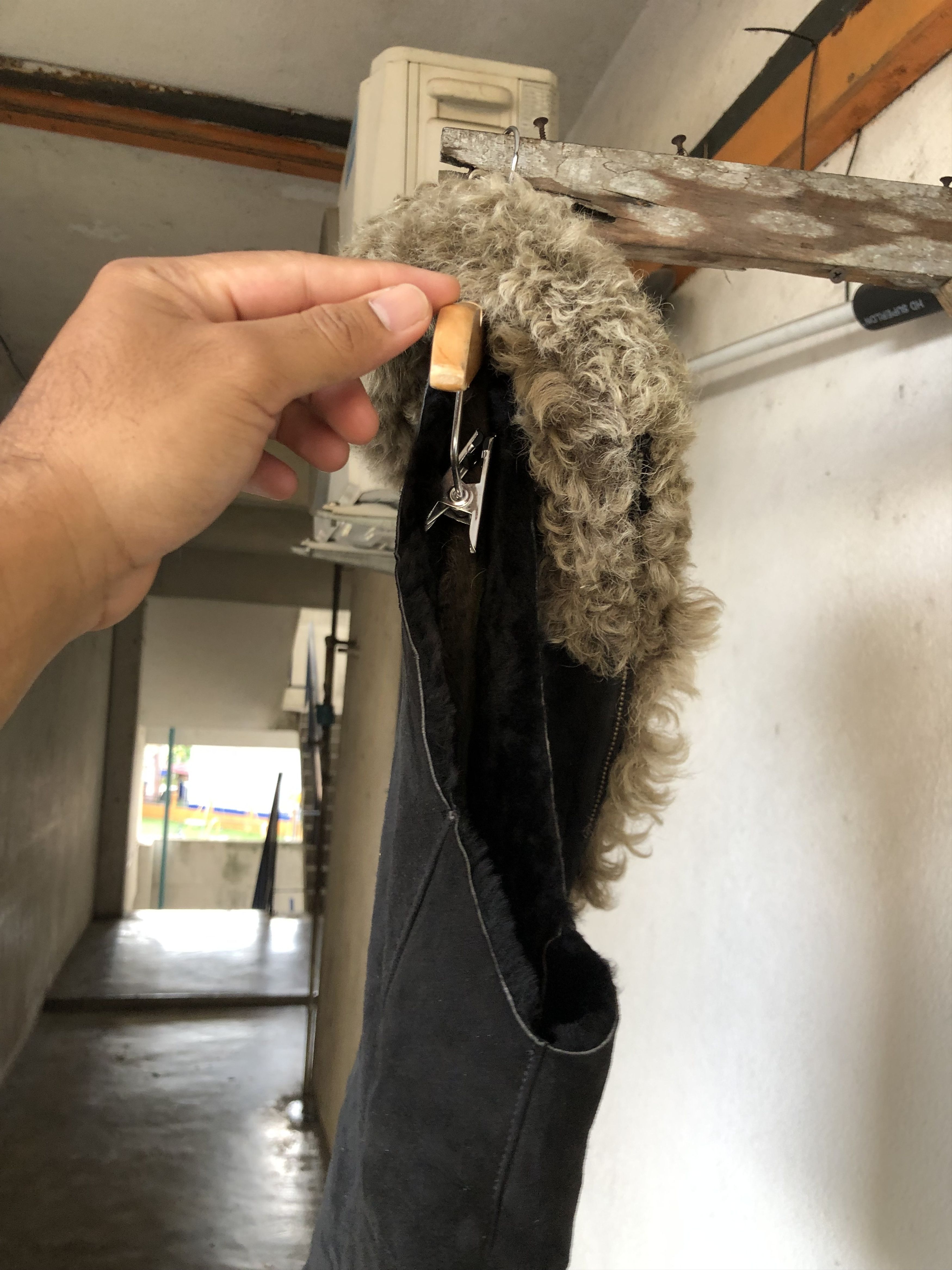 Guess Rare🔥 Guess Sheepskin Outer Vest Jacket Punk Size S / US 4 / IT 40 - 9 Thumbnail
