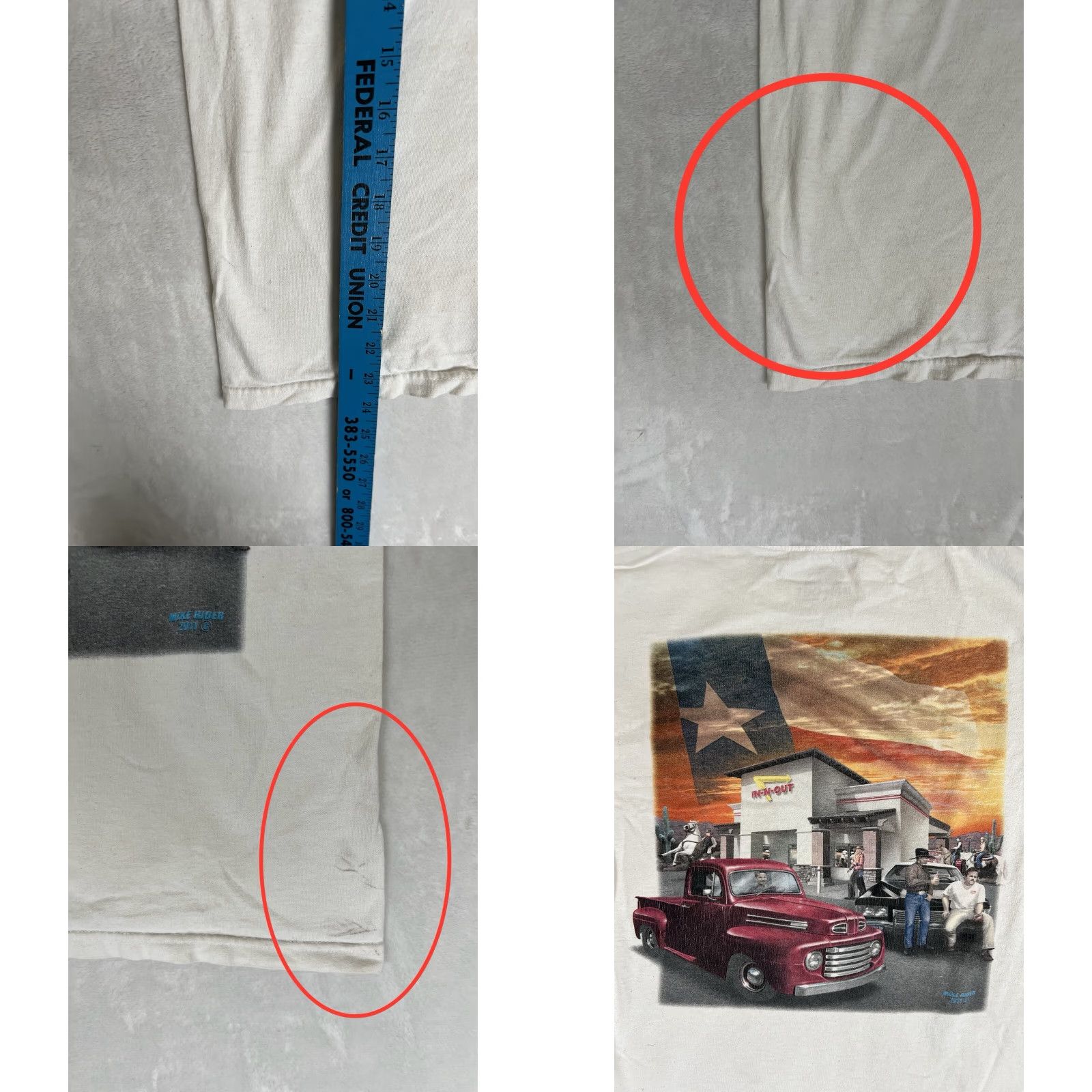 Vintage VINTAGE In N Out T-Shirt Size S Unisex Adults White 90s Cars Food Funny Classic Y2K Shirt Mens Womens Boys Girls Size US S / EU 44-46 / 1 - 8 Thumbnail