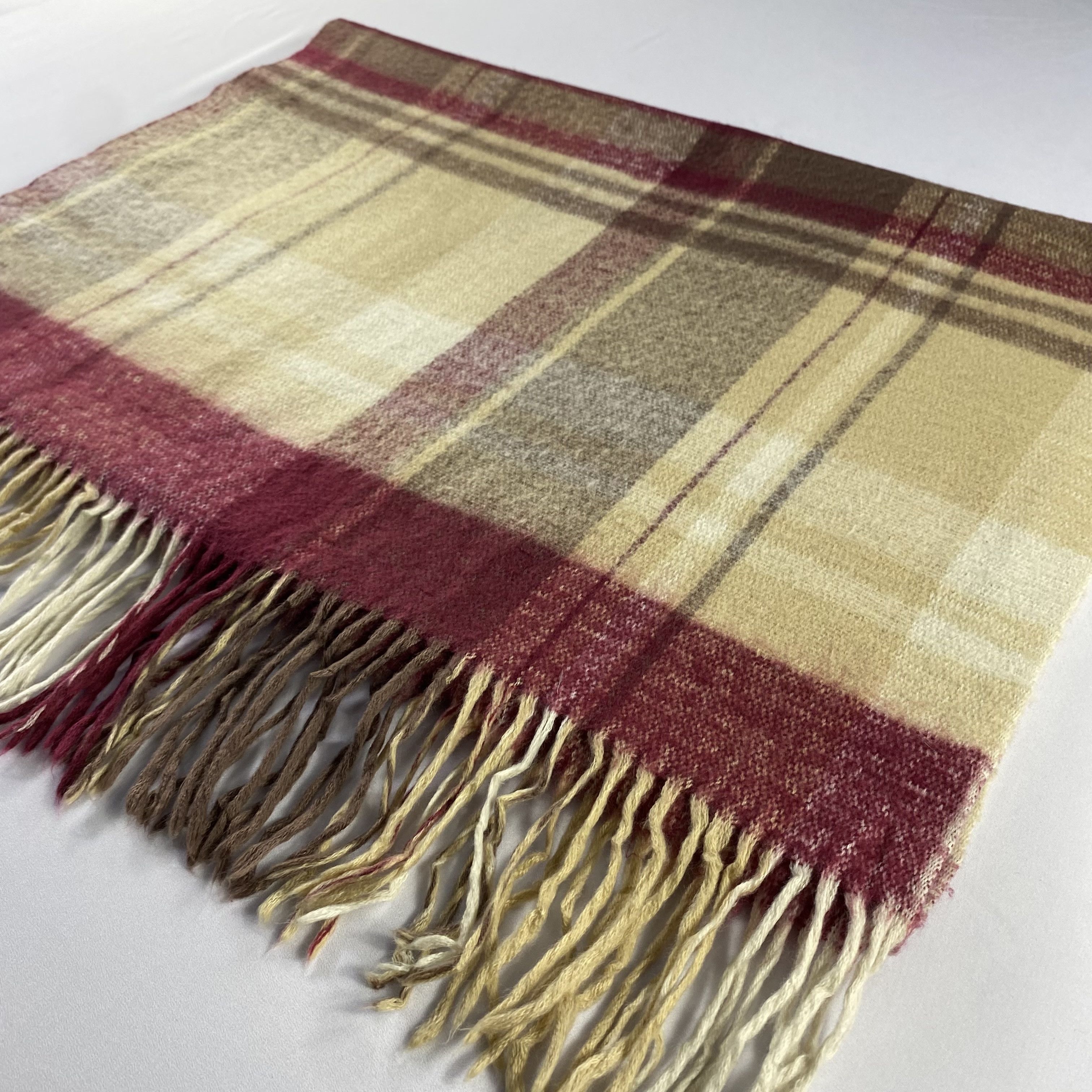 Beams Plus Beams Scarf Neck Wrap Big Size Plaid Muffler Size ONE SIZE - 3 Thumbnail