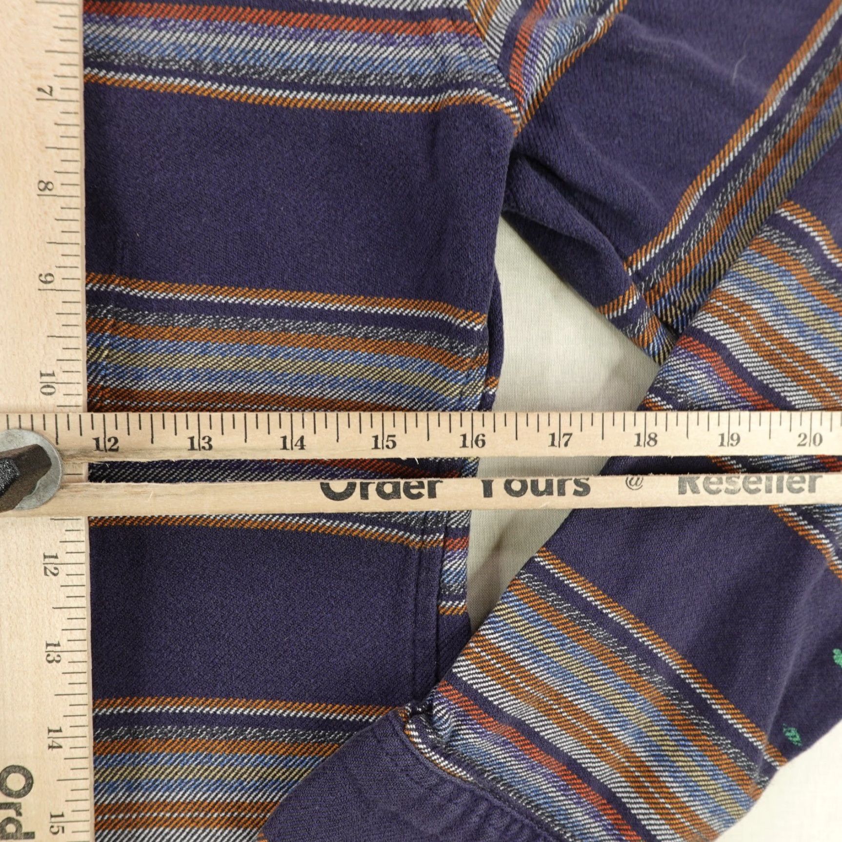 Patagonia Patagonia Shirt Women 6 Blue Gray Stripes Button Up Fjord Flannel Midweight Top Size M / US 6-8 / IT 42-44 - 6 Thumbnail