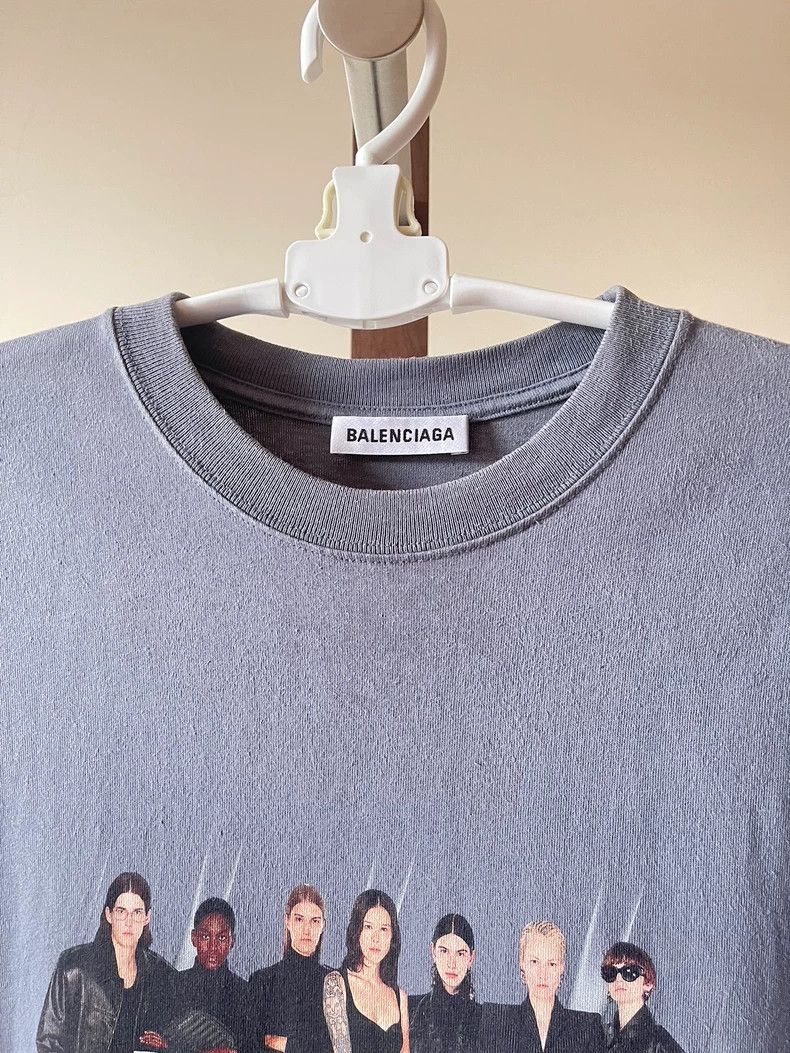 Balenciaga Balenciaga Band Portrait Print Logo Short Sleeve T-Shirt 25 Size US XS / EU 42 / 0 - 2 Thumbnail