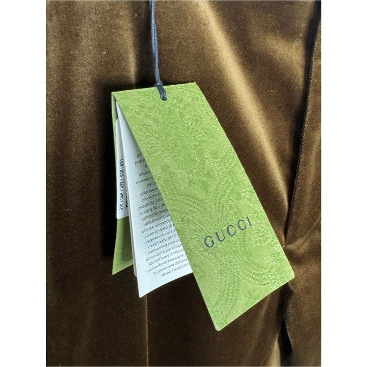 Gucci Gucci Brown Stretch Velvet Trousers Dress Size US 40 / EU 56 - 3 Thumbnail