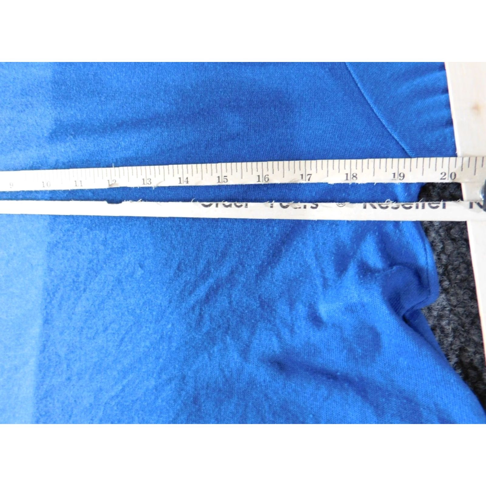 Vintage zenana outfitters dress Midi Blue stretch A-Line Womens M Crew Neck Zip Puff Sleeve Crochet Solid Newport? Size M / US 6-8 / IT 42-44 - 4 Thumbnail