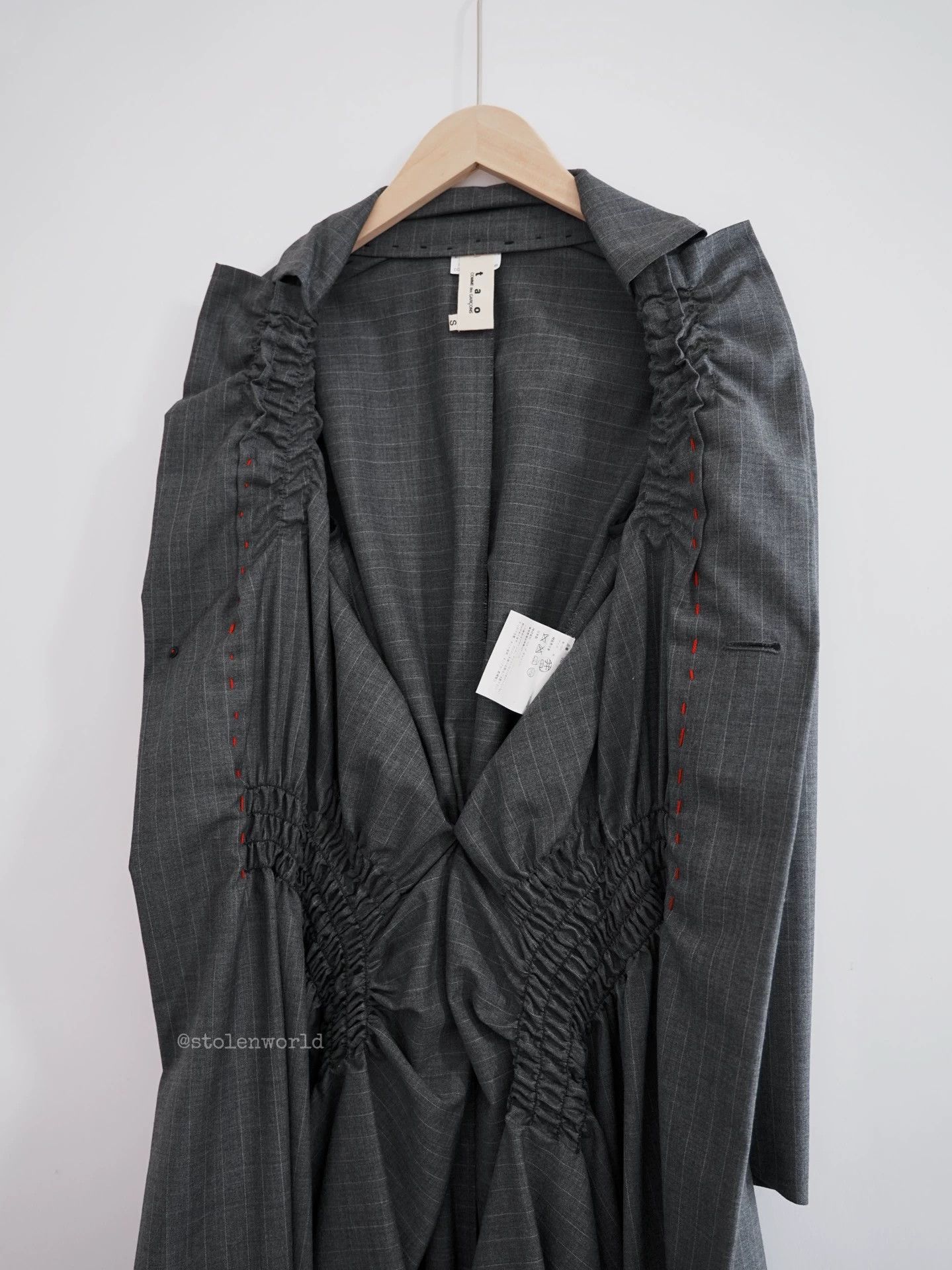 Comme des Garcons Comme des Garçons Pleated Wool Swallowtail Suit w/ S Size S / US 4 / IT 40 - 6 Thumbnail