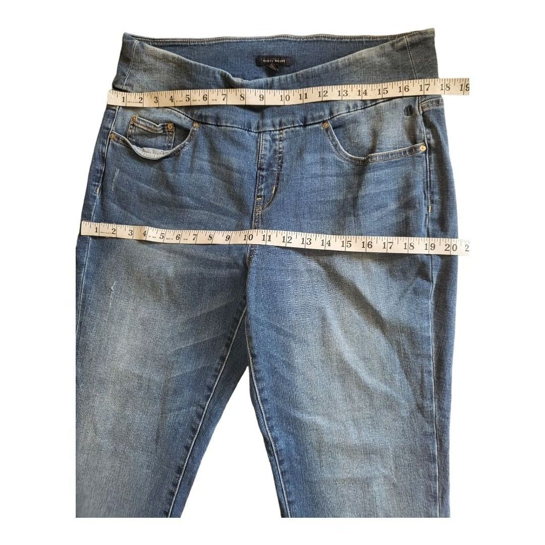 Tommy Hilfiger Tommy Hilfiger Maternity Jeans Women Sz 14 Blue Denim Stretc Size 33" - 2 Thumbnail
