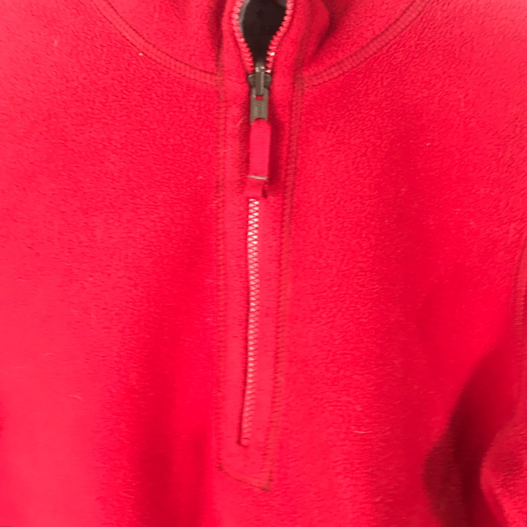 Eddie Bauer Eddie Bauer Womens Polyester 1/4 Zip Long Sleeve Red Fleece Jacket XS Size XS / US 0-2 / IT 36-38 - 3 Thumbnail