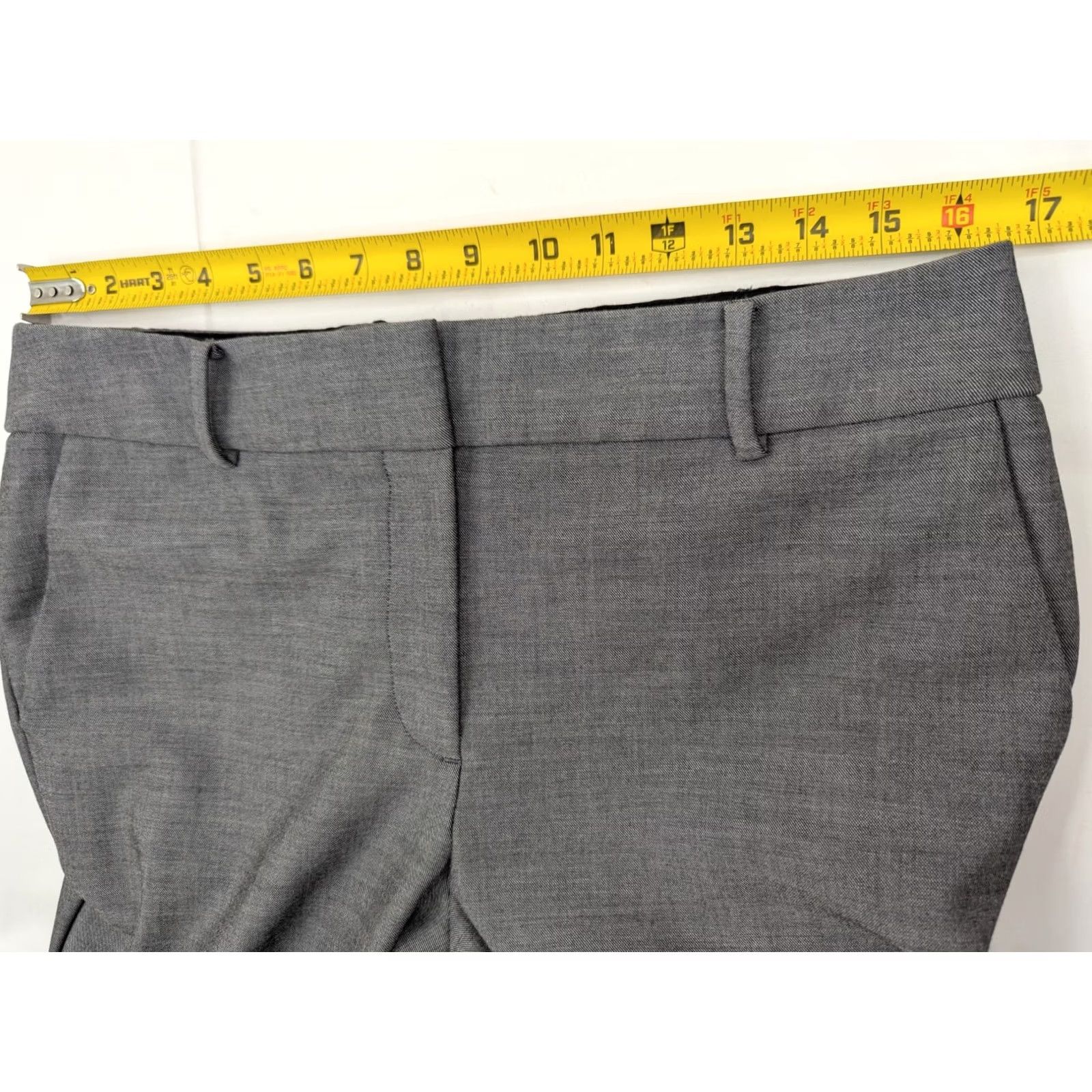 Talbots Talbots Heritage Jeans, Women 10 - 33x28.5, Gray Ankle Slim Cotton Elastane Denim Slacks EUC Size 32" / US 10 / IT 46 - 5 Thumbnail