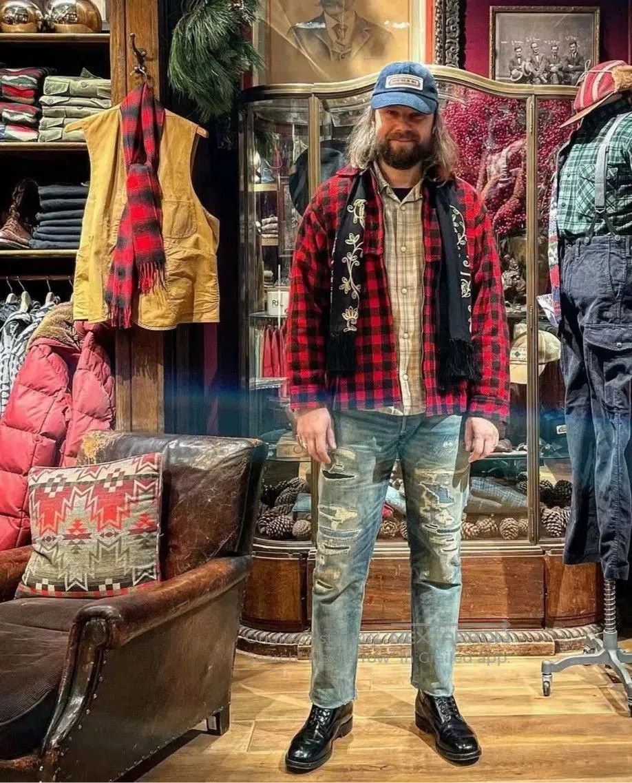 RRL Ralph Lauren 2018 Low Straight Selvedge Jean by RRL. Size US 34 / EU 50 - 5 Thumbnail
