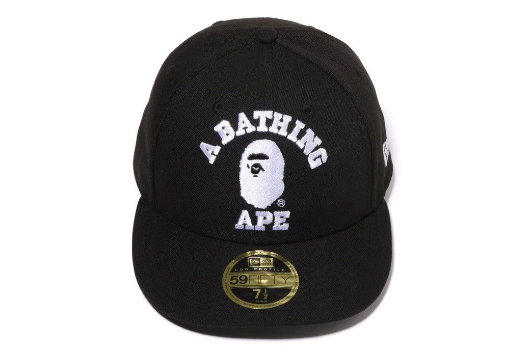 Bape Bape X New Era Low Profile Fitted Cap Hat Medium 7 3/8 Size ONE SIZE - 9 Thumbnail