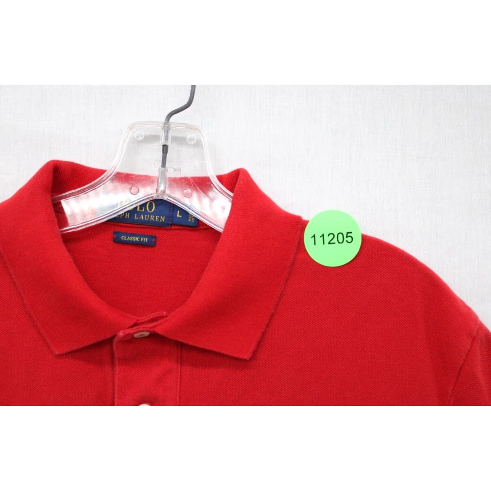 Polo Ralph Lauren Polo Ralph Lauren Classic Fit Polo Shirt Men's Large Red Short Sleeve Cotton Size US L / EU 52-54 / 3 - 8 Thumbnail