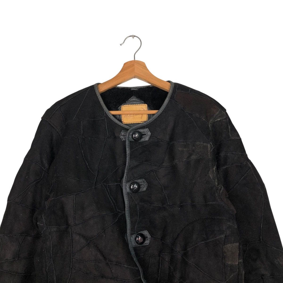 Issey Miyake 🔥VINTAGE LEATHER SHEARLING PATCH WORK HAI SPORTING GEAR Size US M / EU 48-50 / 2 - 5 Thumbnail