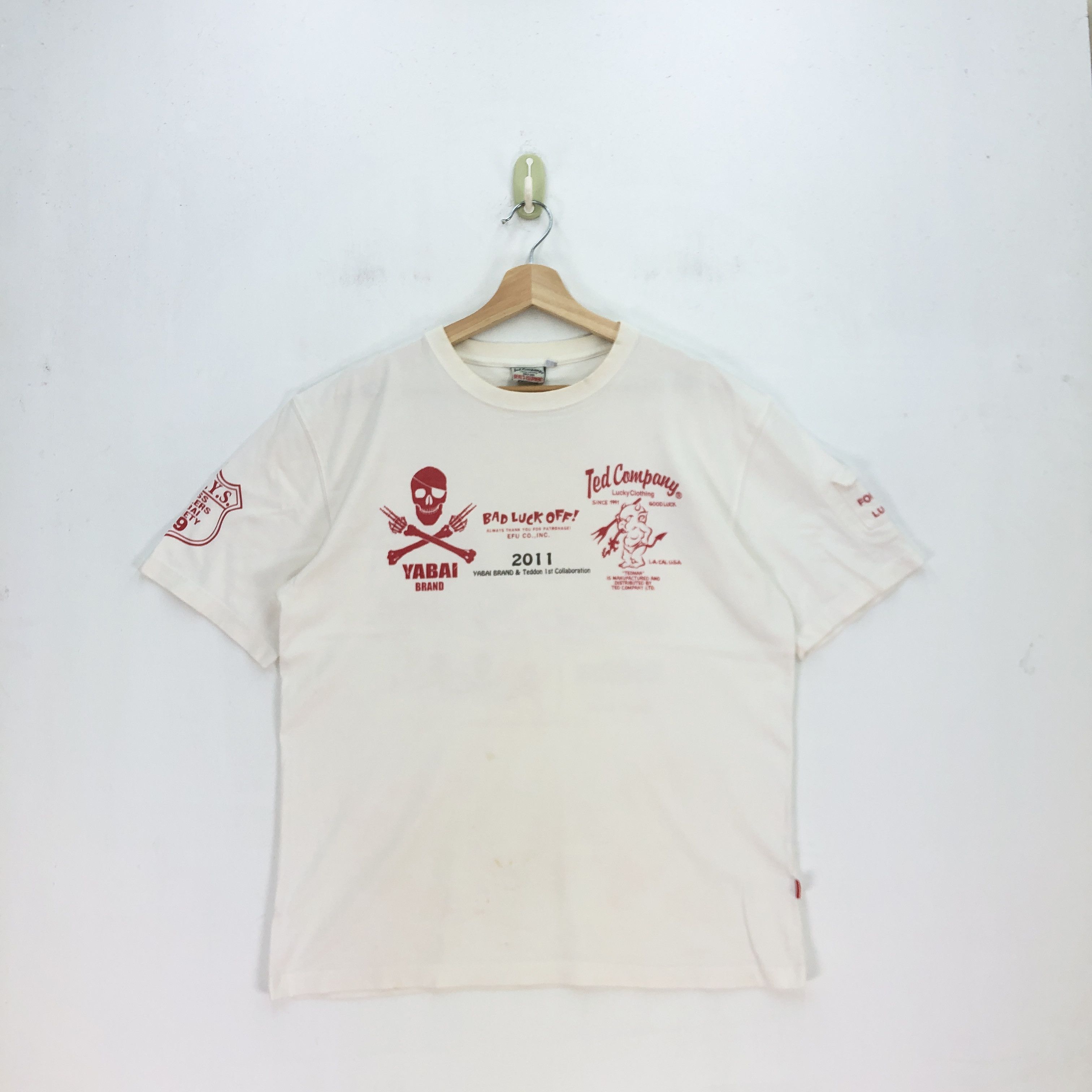 Japanese Brand TEDMAN × YABAI BRAND Collaboration T-Shirt Ted Company Tee Size US L / EU 52-54 / 3 - 1 Thumbnail