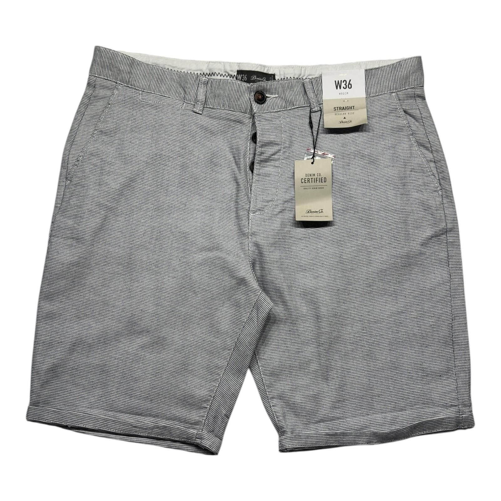 Denim & Co. Primark Denim Co Shorts Men's UK Size L White Black Dot Size US 36 / EU 52 - 1 Thumbnail