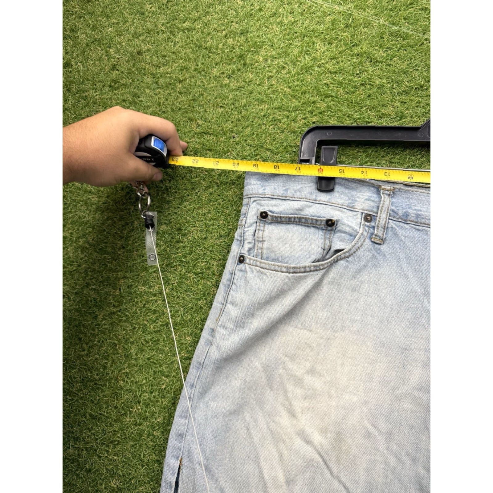 American Eagle Outfitters VINTAGE American Eagle Jeans Mens 36x30 Relaxed Straight Stretch Cotton Denim Blue Casual 2000s Men's Size US 36 / EU 52 - 5 Thumbnail