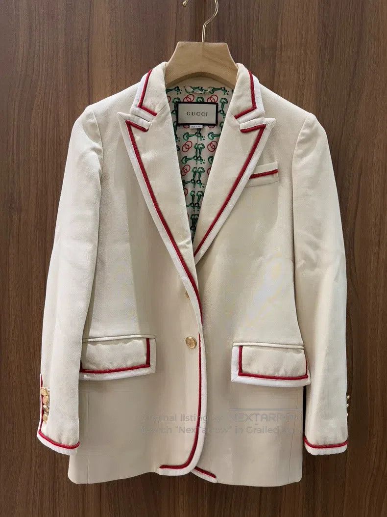 Gucci Gucci College-style inner old-fashioned suit jacket Size XS / US 0-2 / IT 36-38 - 1 Thumbnail