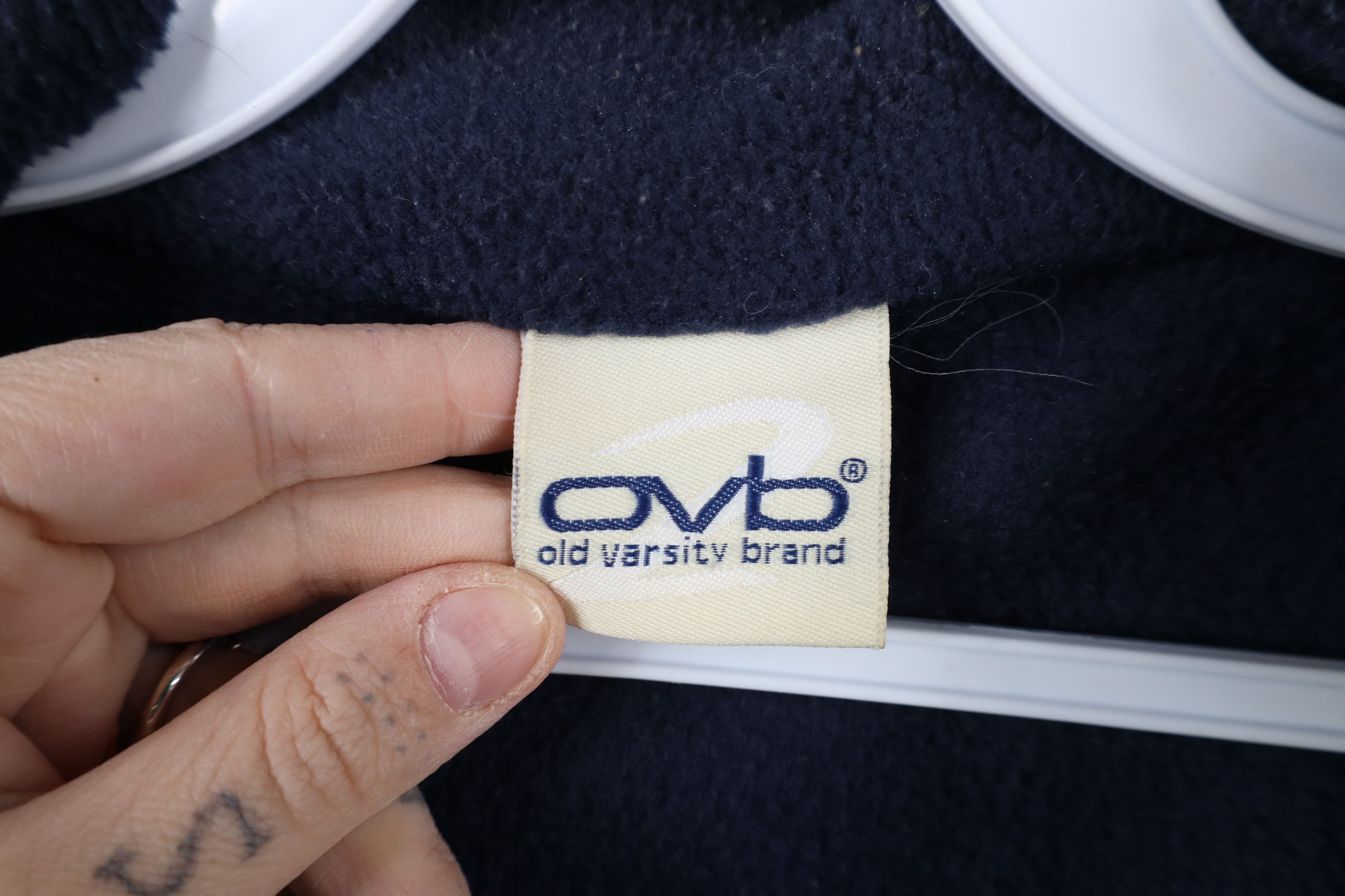 Vintage Vintage 90s University of Michigan Fleece Jacket Blue Size US M / EU 48-50 / 2 - 8 Thumbnail