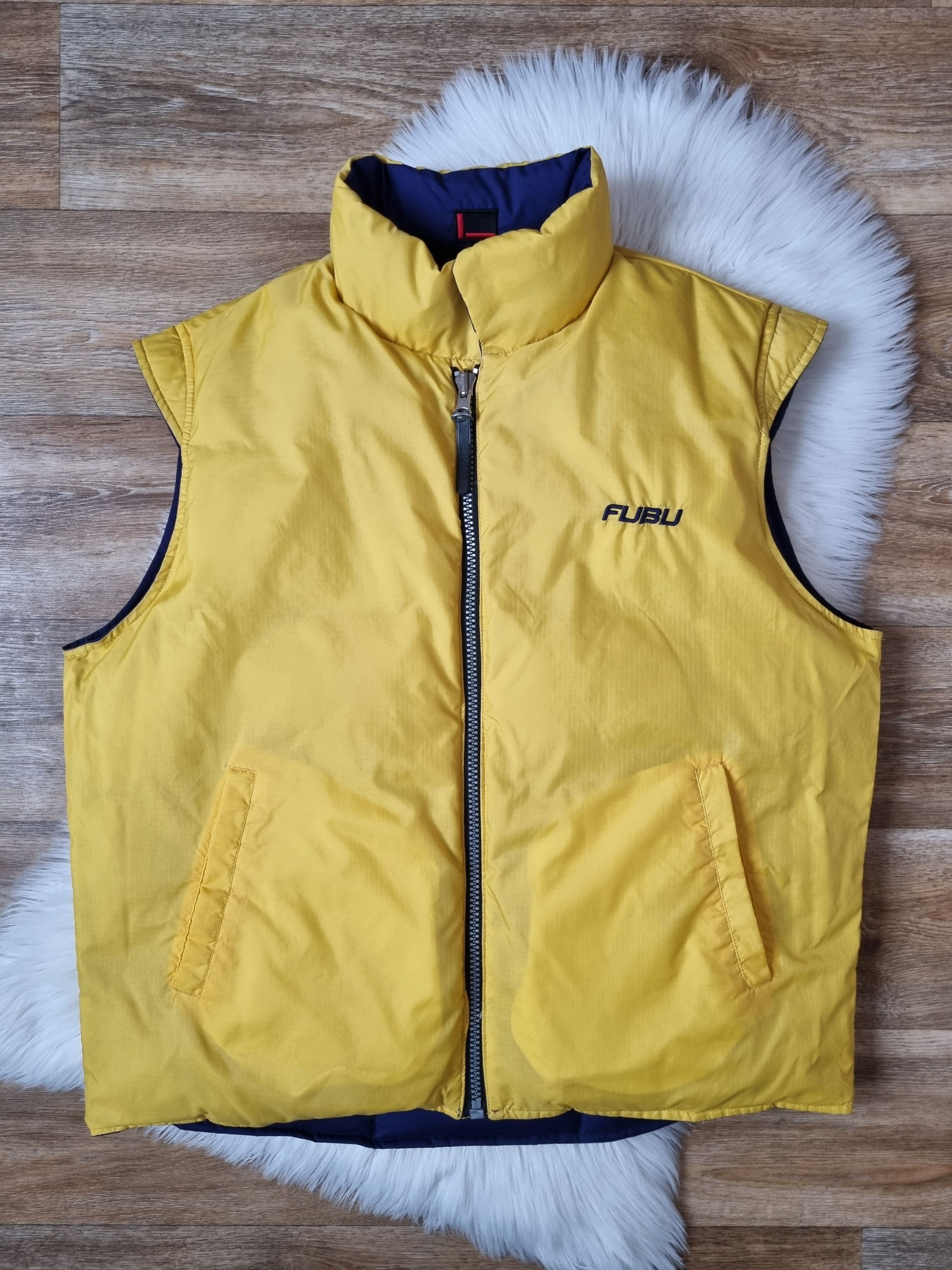 Fubu Vintage FUBU Reversible Puffer Vest, Hip Hop 90s Jacket Size US L / EU 52-54 / 3 - 7 Thumbnail