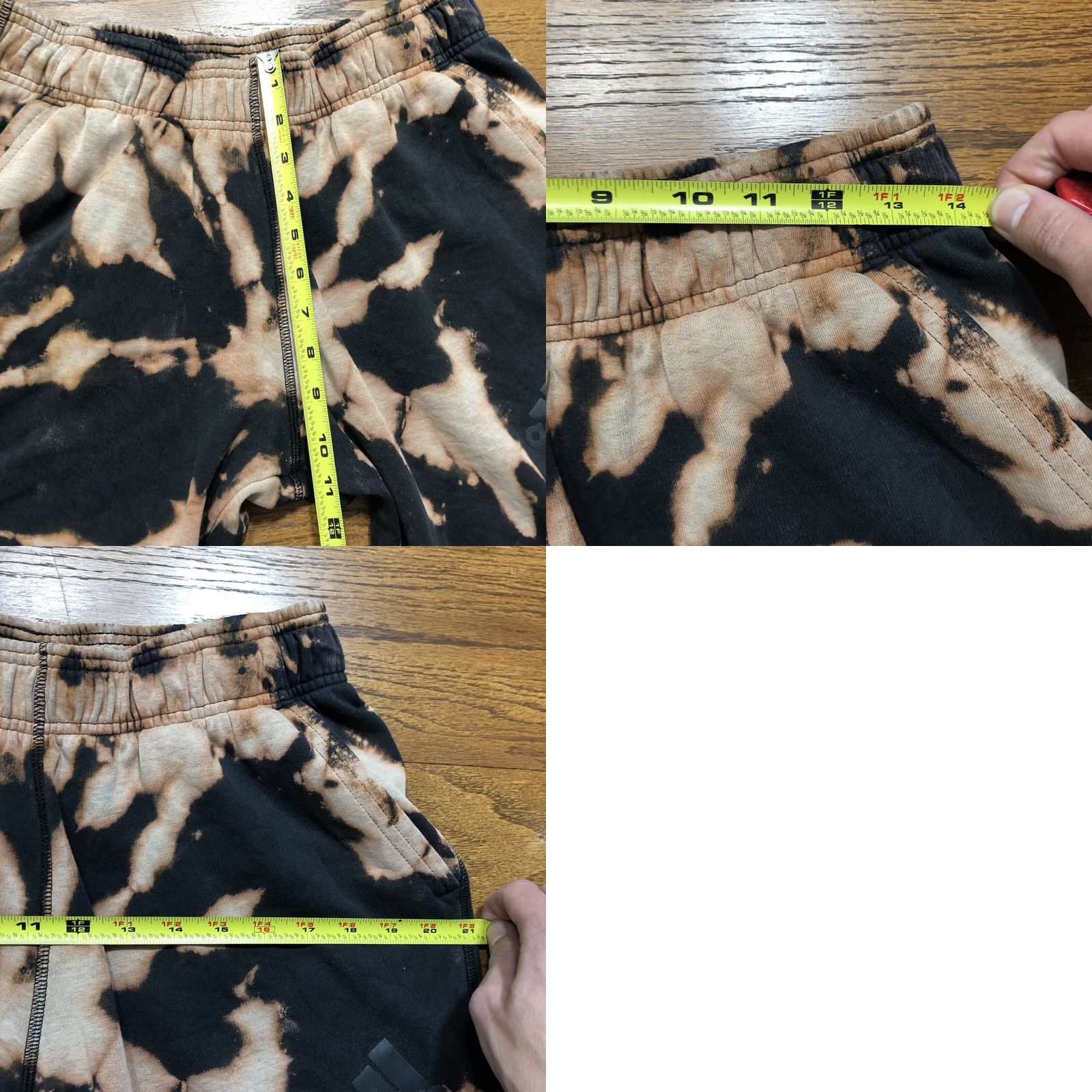 Adidas Adidas Sweatpants Mens Small Tie Dye Black Pants Size US 29 - 9 Thumbnail