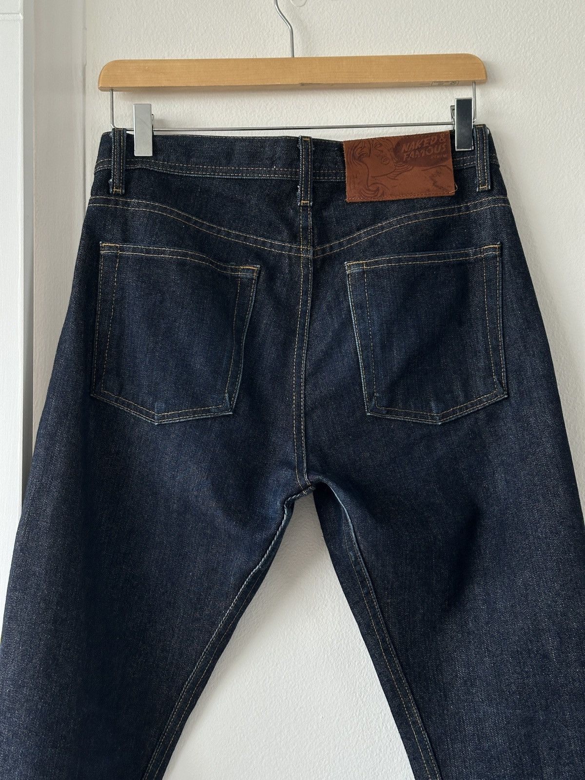 Naked & Famous Naked & Famous Left Hand Twill Selvedge – Weird Guy – 29 Size US 29 - 4 Thumbnail