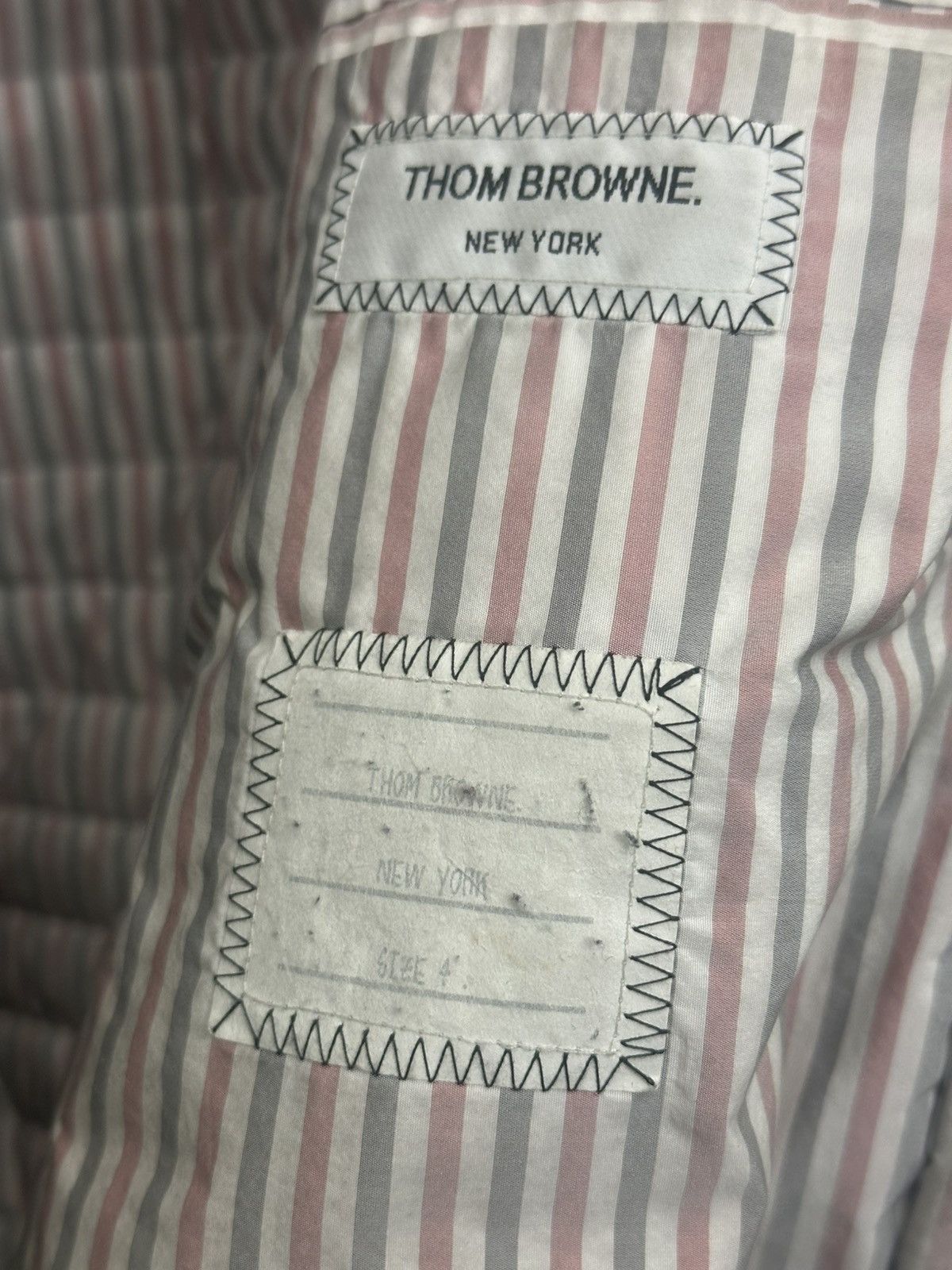 Thom Browne Thom Browne long navy down hooded jacket sz 4 Size US XL / EU 56 / 4 - 7 Thumbnail