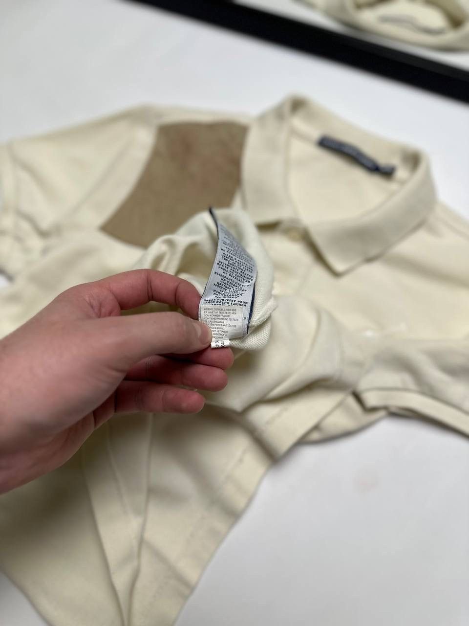 Polo Ralph Lauren 00s Vintage Womens Polo Ralph Lauren With Leather Detail Size M / US 6-8 / IT 42-44 - 5 Thumbnail