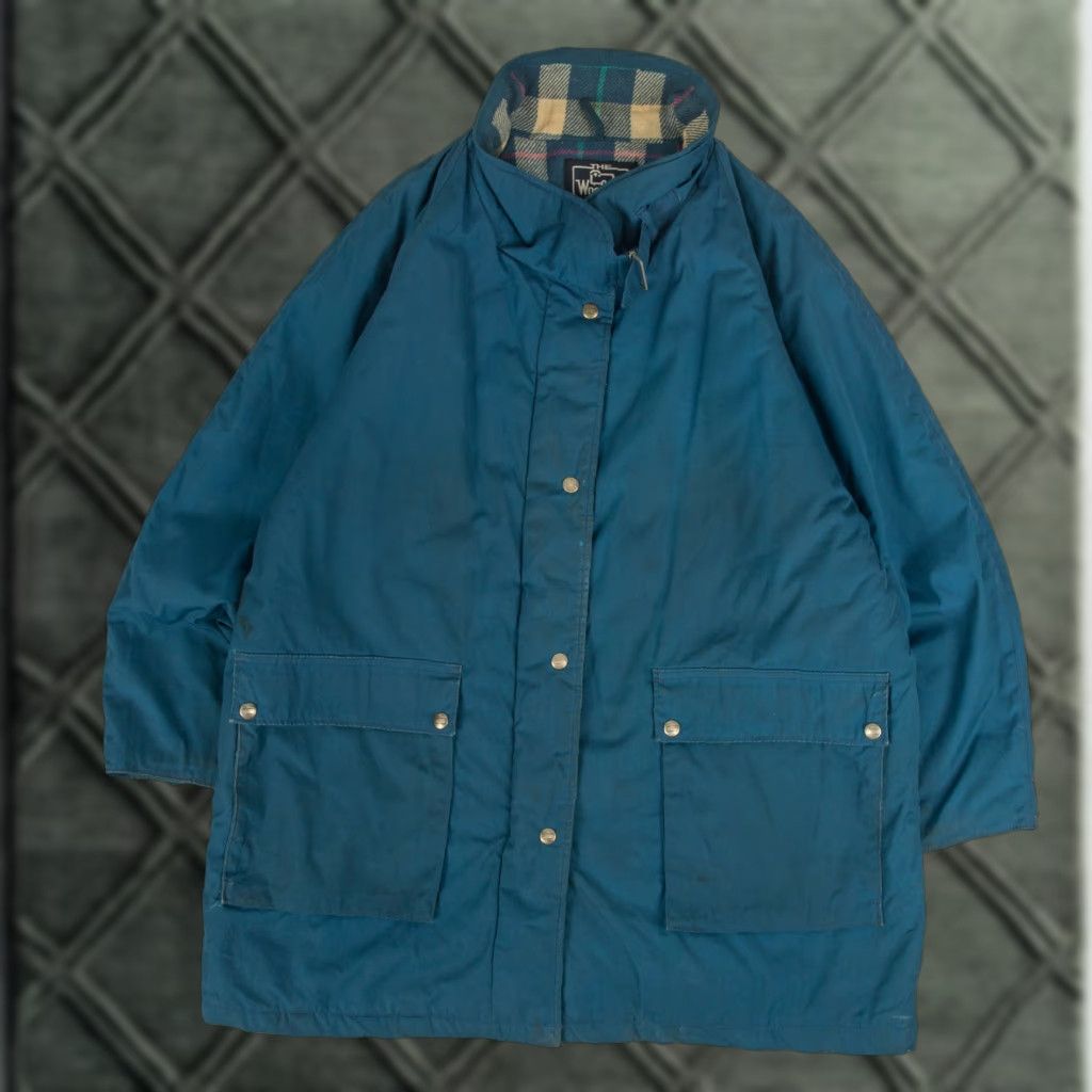 Vintage VINTAGE Woolrich Jacket Womens XL Blue Americana 80s Lined Wool Polyester Short Sleeve? Size XL / US 12-14 / IT 48-50 - 1 Thumbnail