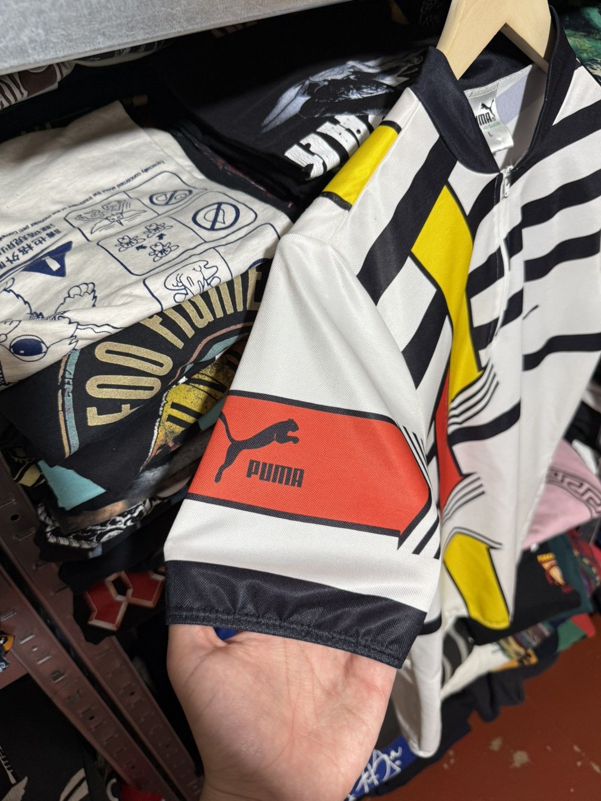 Bicycle Vintage 1980’s Puma Cycling Jersey Cycling Sport Jersey Size US L / EU 52-54 / 3 - 5 Thumbnail