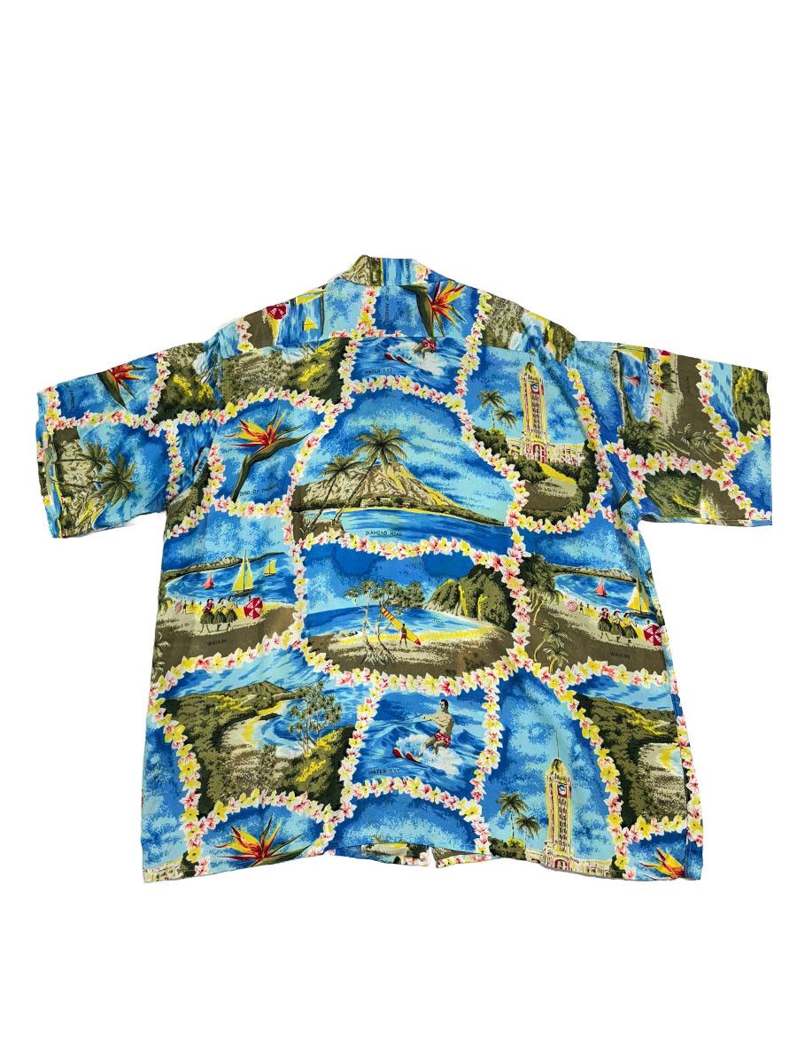 Vintage 50's~ ALOHA Sz.L RN17372 (E) hawaiian shirt Size US M / EU 48-50 / 2 - 2 Thumbnail