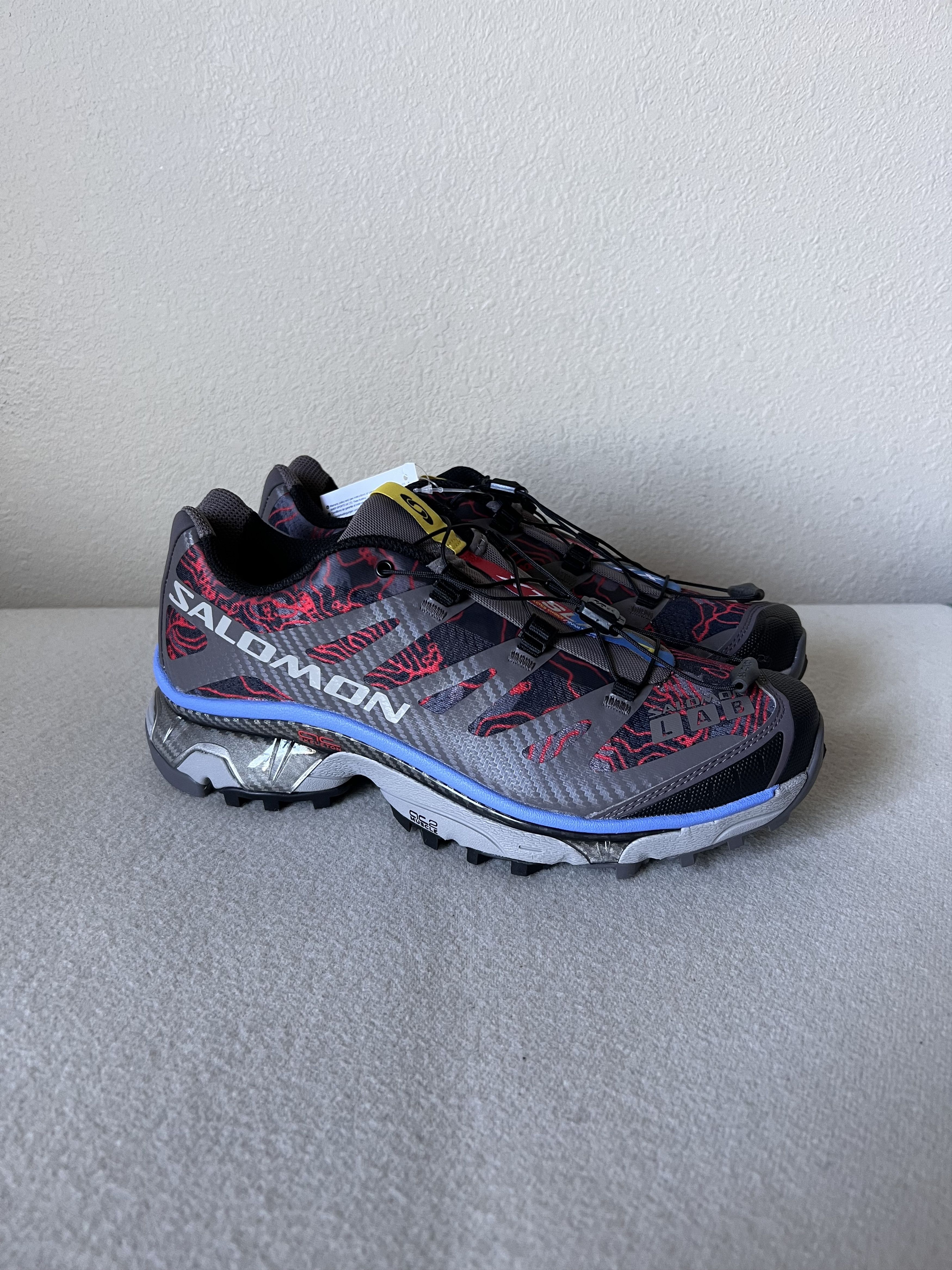 image of Salomon Xt-4 OG Topography In Black Shoes, Men's (Size 8.5)