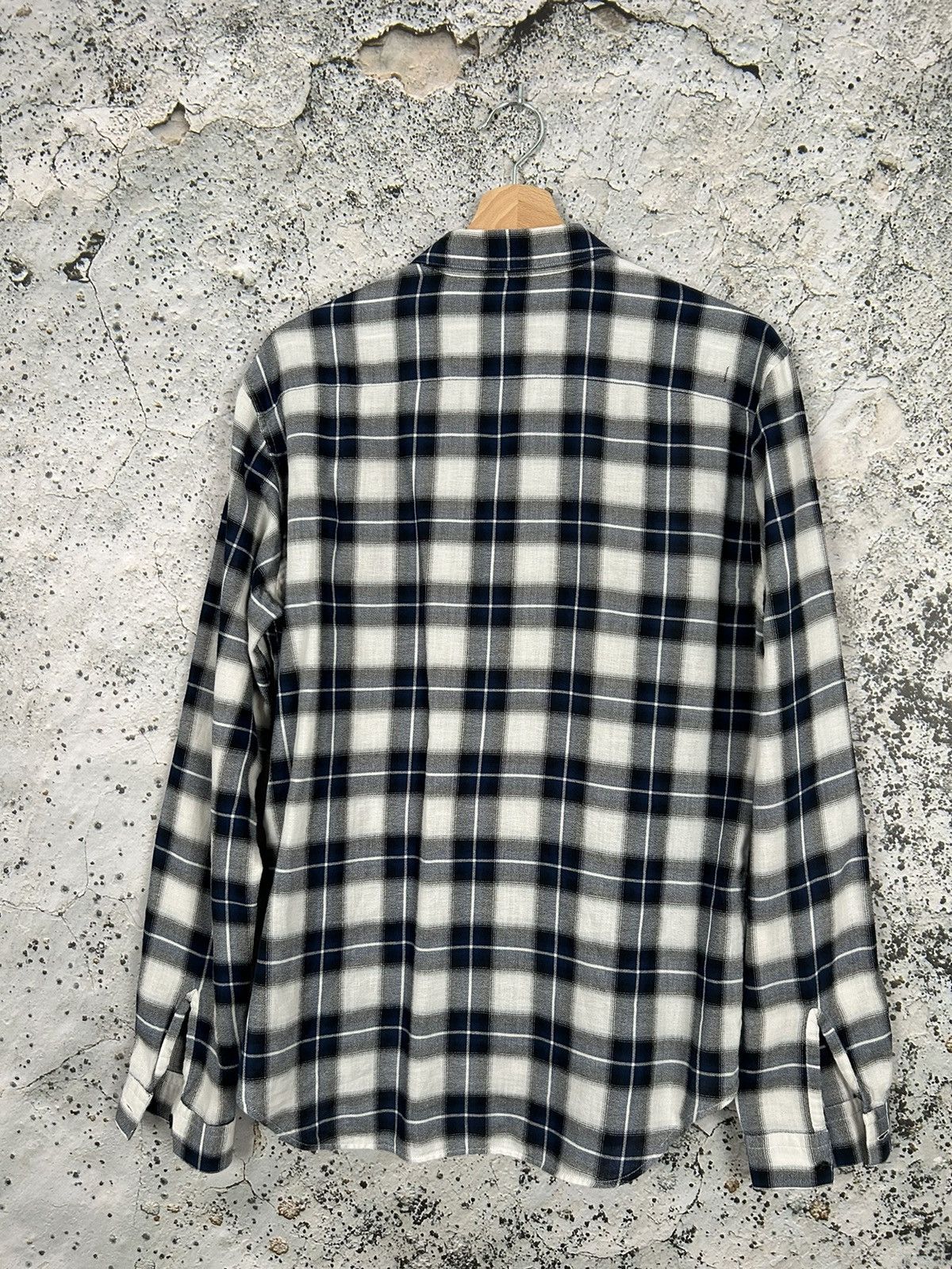 Designer × Sandro Sandro Paris Designer Checkered Shirt Button Ups Rare Hype Size US M / EU 48-50 / 2 - 5 Thumbnail