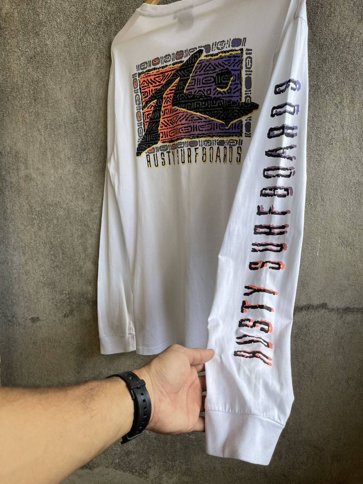 Rusty Hype🔥RUSTY🔥Surf Boards Big Logo Longsleeve Tshirt Size US M / EU 48-50 / 2 - 5 Thumbnail
