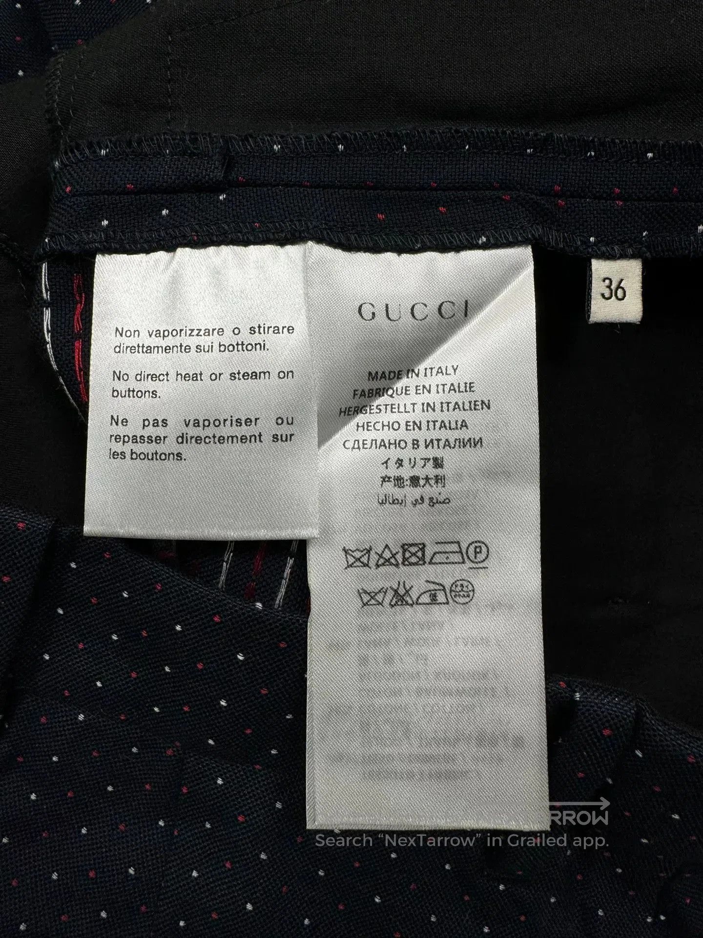 Gucci Gucci Polka Dot Wool Trousers 36. Size US 36 / EU 52 - 6 Thumbnail