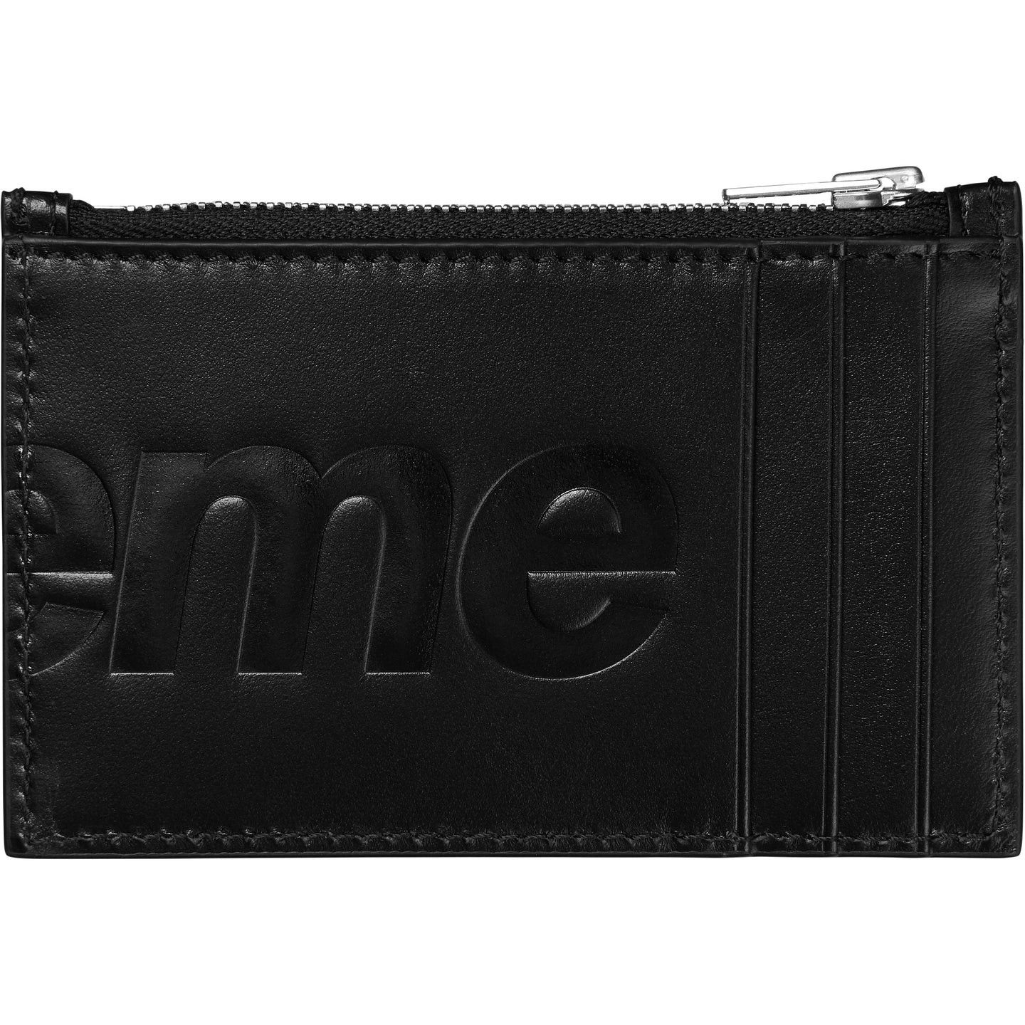 Supreme Supreme Leather Zip Card Holder Size ONE SIZE - 2 Thumbnail