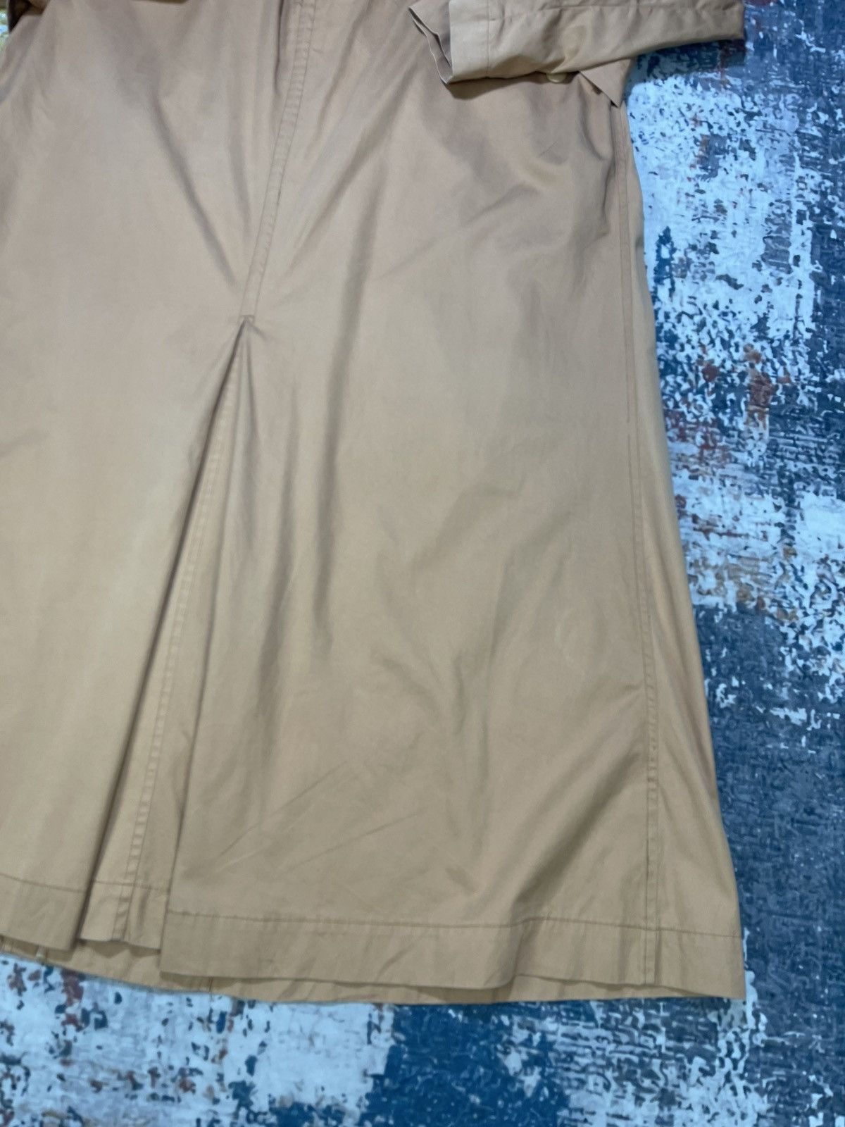 Issey Miyake Vtg 80s Issey Miyake Windcoat Cotton Khaki Coat Size US M / EU 48-50 / 2 - 14 Thumbnail