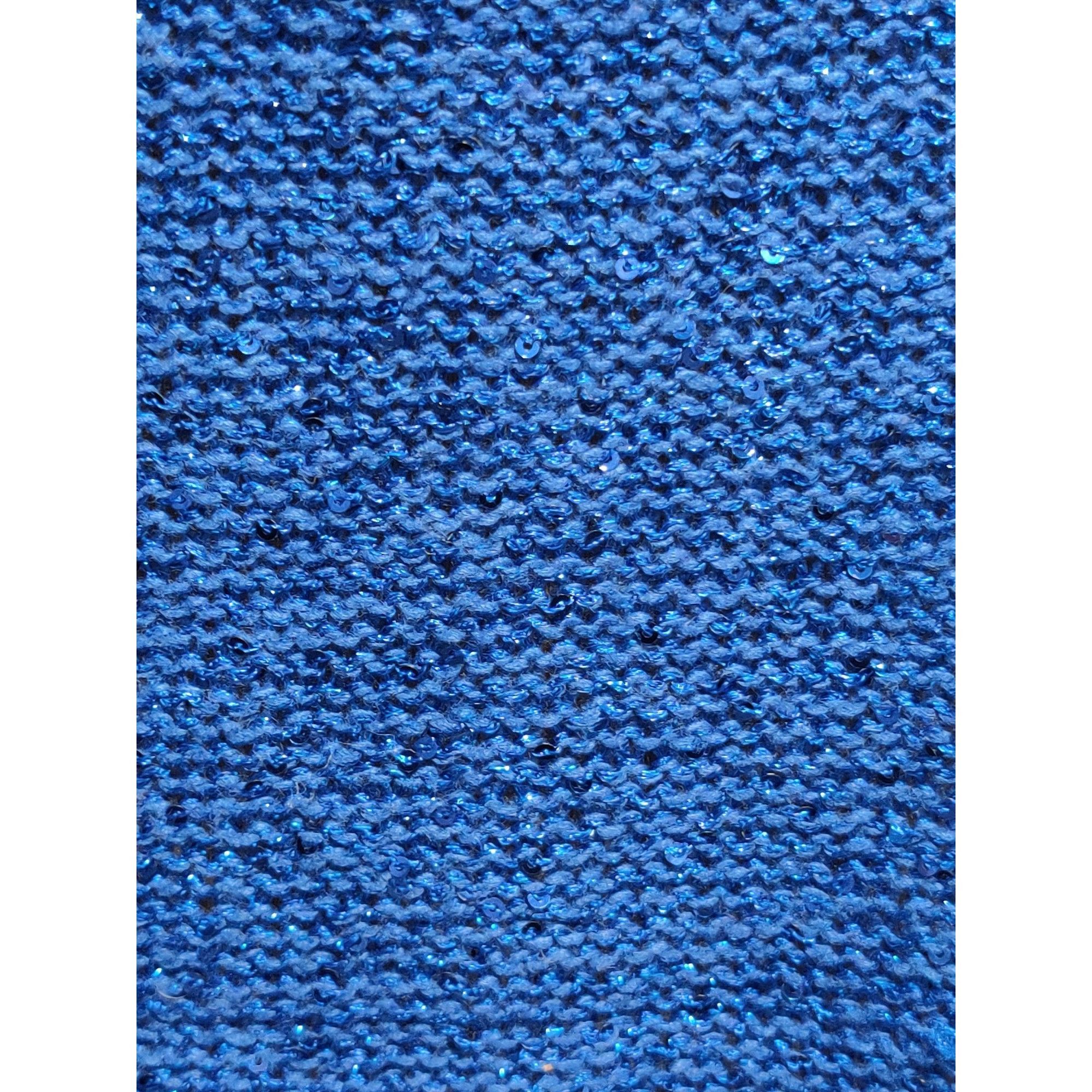 Other White Stag XXL 20 Womens Plus Size Sweater Blue Sequin Knit Size XXL / US 16-18 / IT 52-54 - 4 Thumbnail