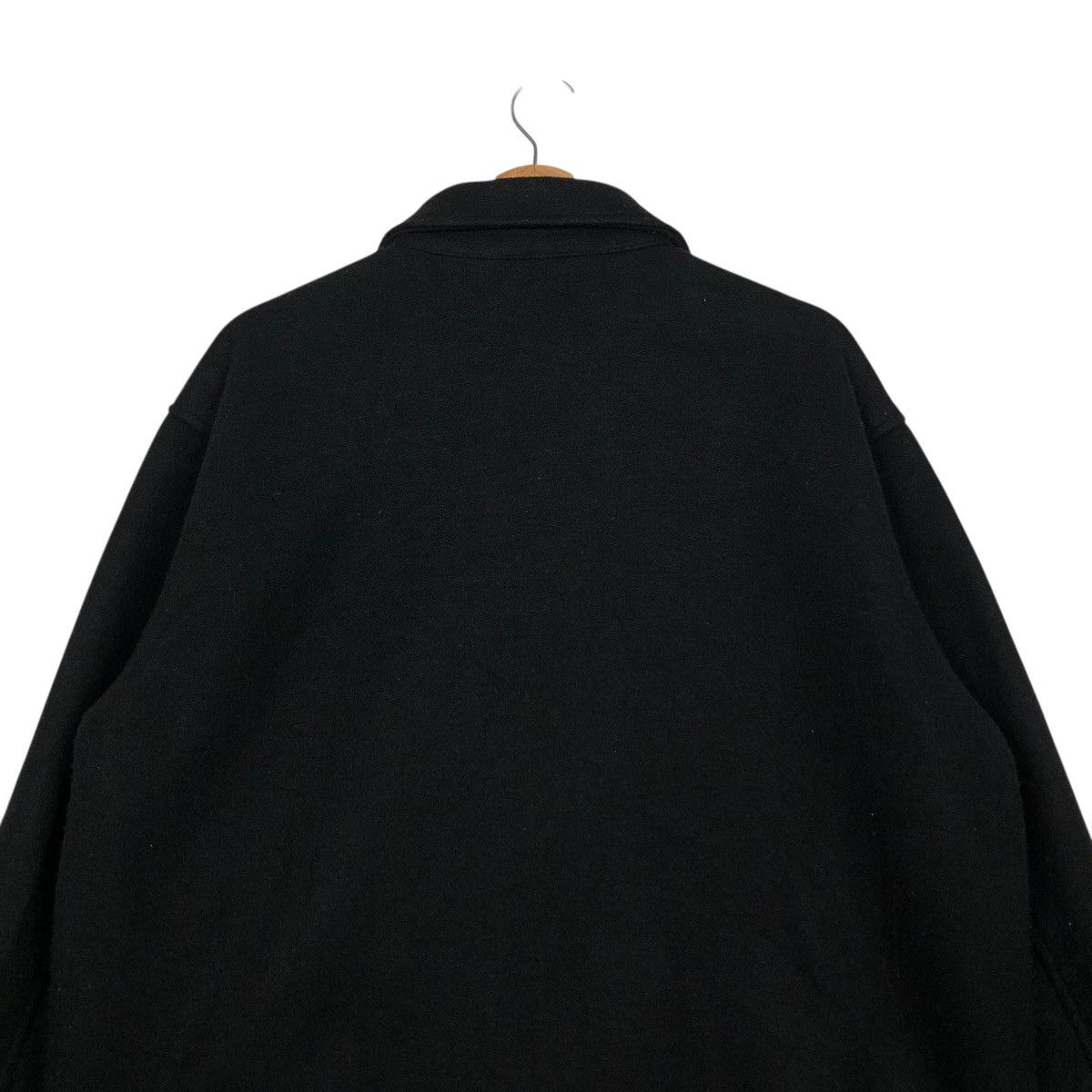 Japanese Brand 🔥VINTAGE WOOL BIKER JACKET BACK NUMBER ISSEY MIYAKE Size US XL / EU 56 / 4 - 11 Thumbnail